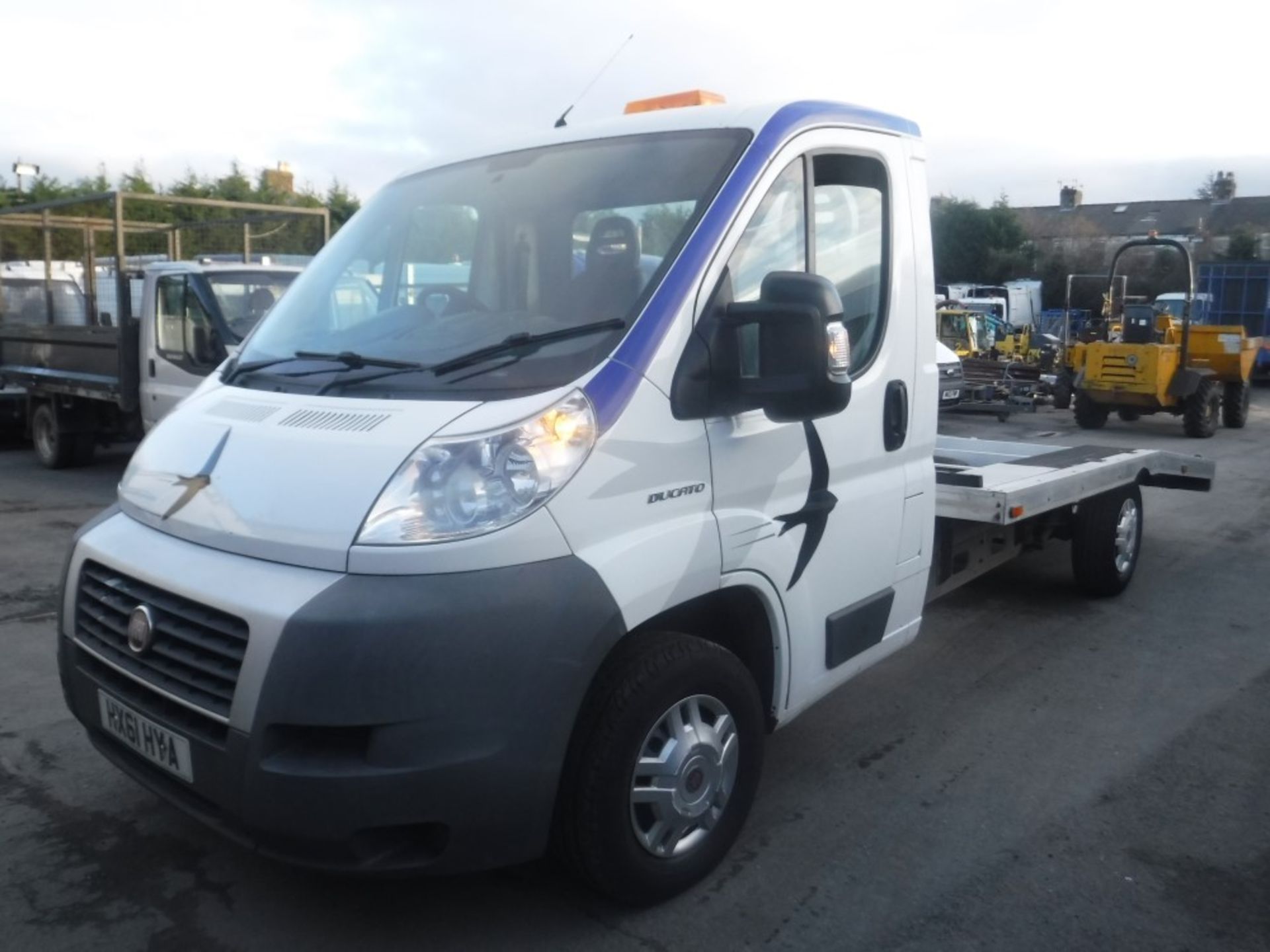 61 reg FIAT DUCATO CAR TRANSPORTER, 1ST REG 09/11, TEST 09/19, 248601M INCORRECT, NO V5, [NO VAT] - Image 2 of 5