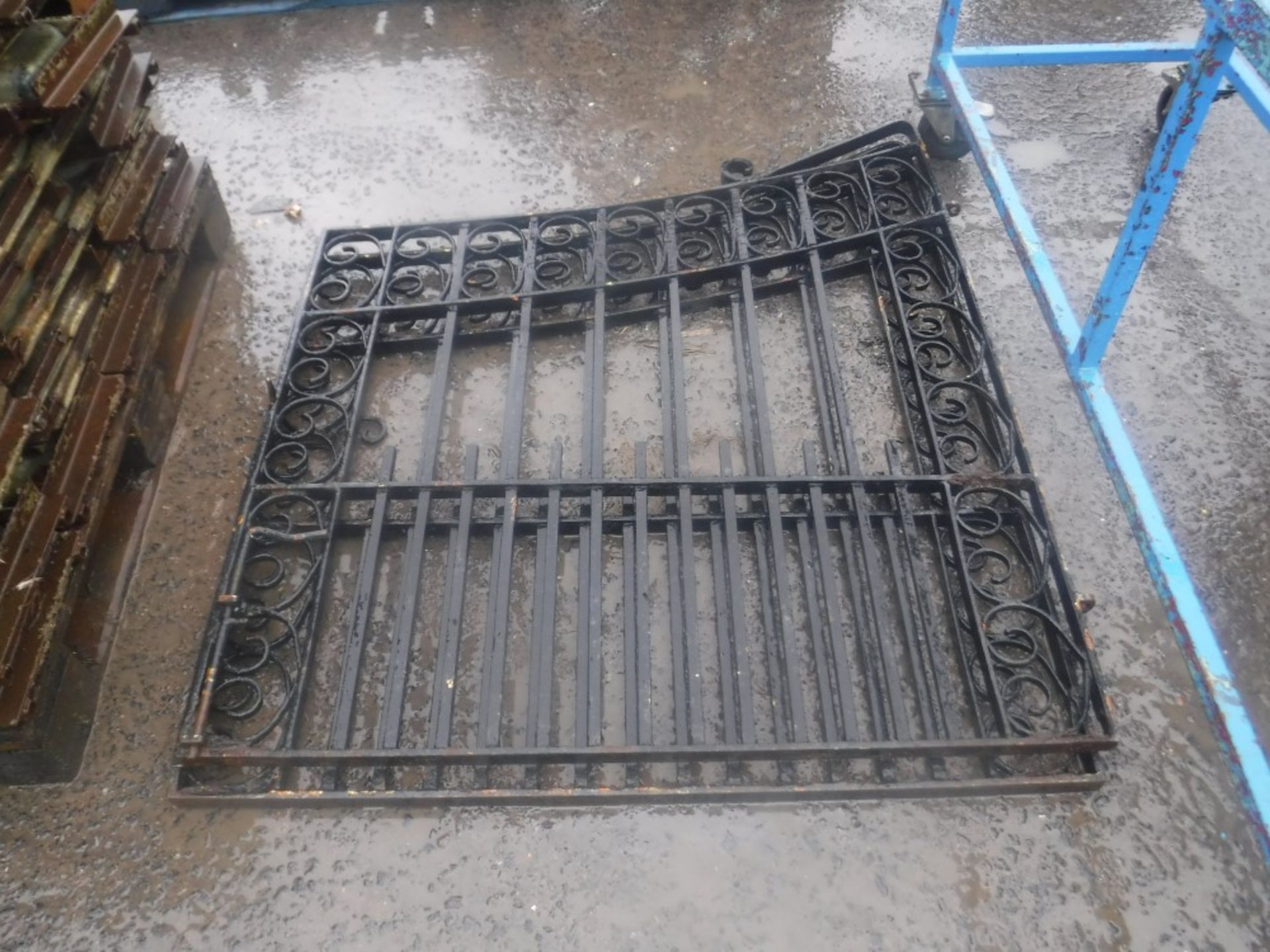 2 X WROUGHT IRON GATES [NO VAT]