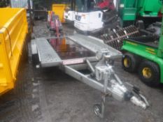WESSEX GALVANIZED TWIN AXLE HYDRAULIC TILT BED TRAILER WITH WINCH [+ VAT]