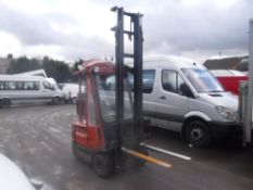 ELECTRIC FORK TRUCK & CHARGER, 12341 HOURS [NO VAT]