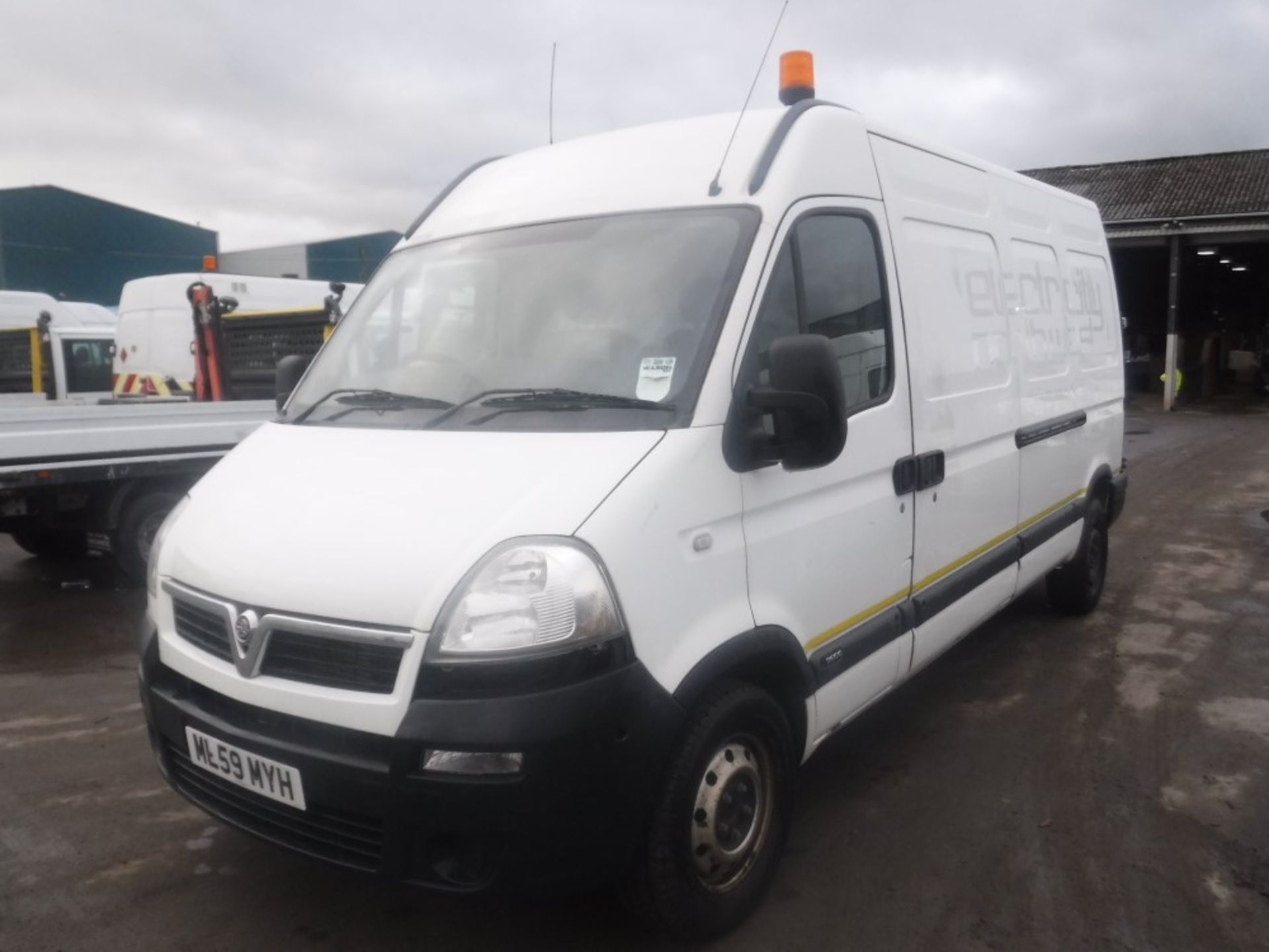 59 reg VAUXHALL MOVANO 3500 CDTI LWB (DIRECT ELECTRICITY NW) 1ST REG 11/09, TEST 07/19, 132285M, - Image 2 of 6