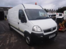 59 reg VAUXHALL MOVANO 3500 CDTI LWB (DIRECT ELECTRICITY NW) 1ST REG 11/09, TEST 07/19, 132285M,