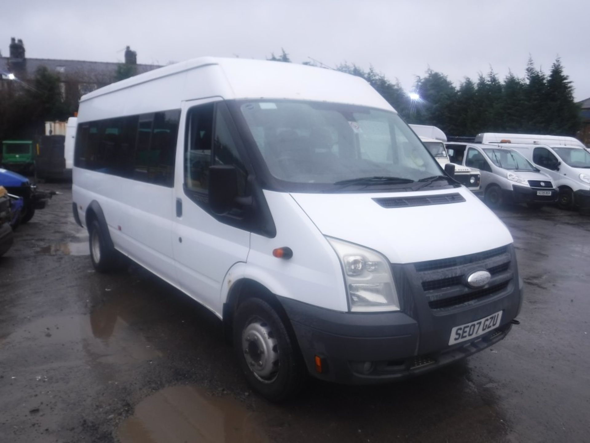 07 reg FORD TRANSIT 100 17 SEAT RWD MINIBUS, 1ST REG 05/07, TEST 07/19, 124468M WARRANTED, V5