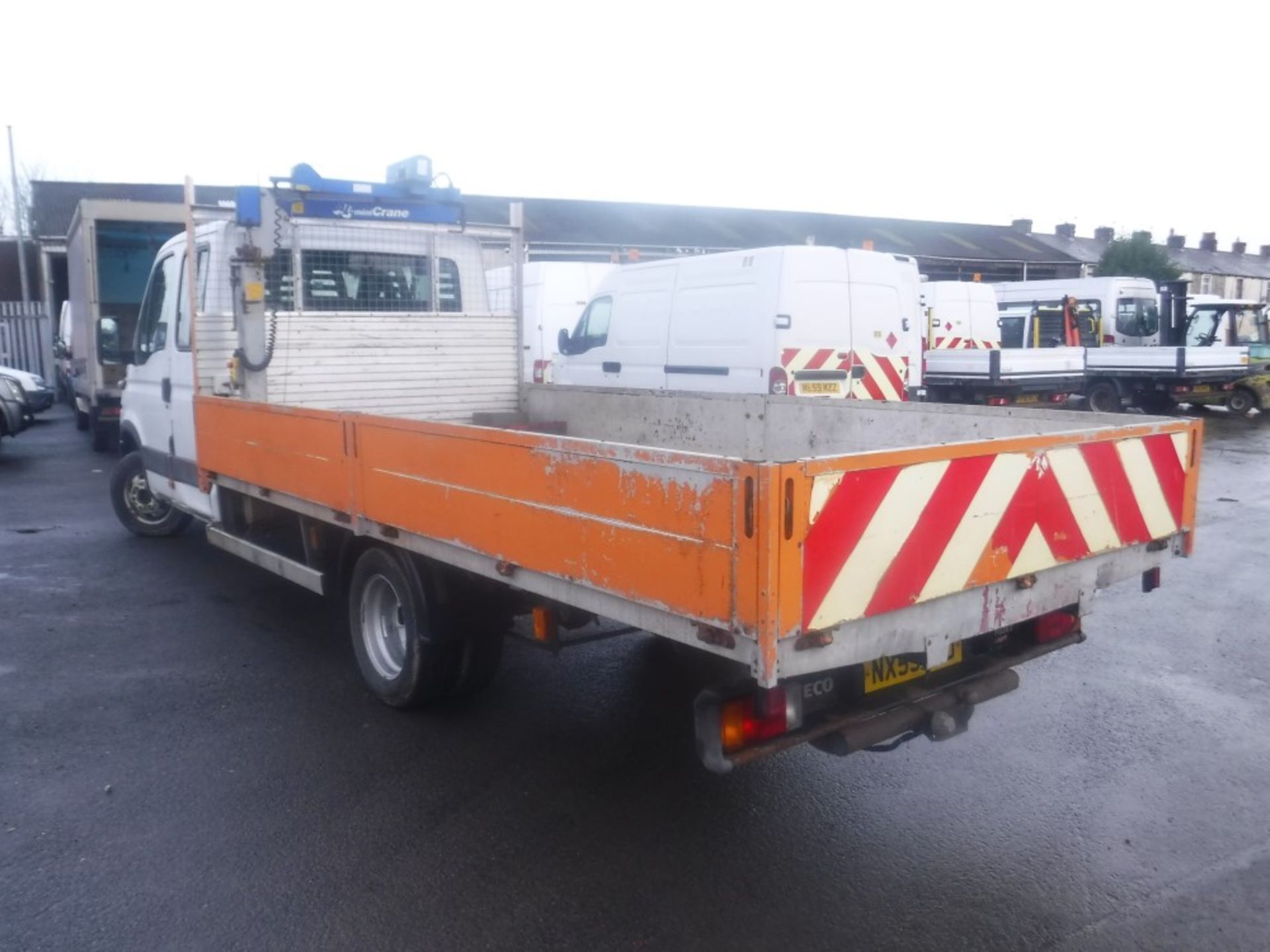 54 reg IVECO DAILY 50C17 DROPSIDE, SWING CRANE, 7 SEATER CAB, 1ST REG 11/05, TEST 01/20, 58011KM - Image 3 of 5