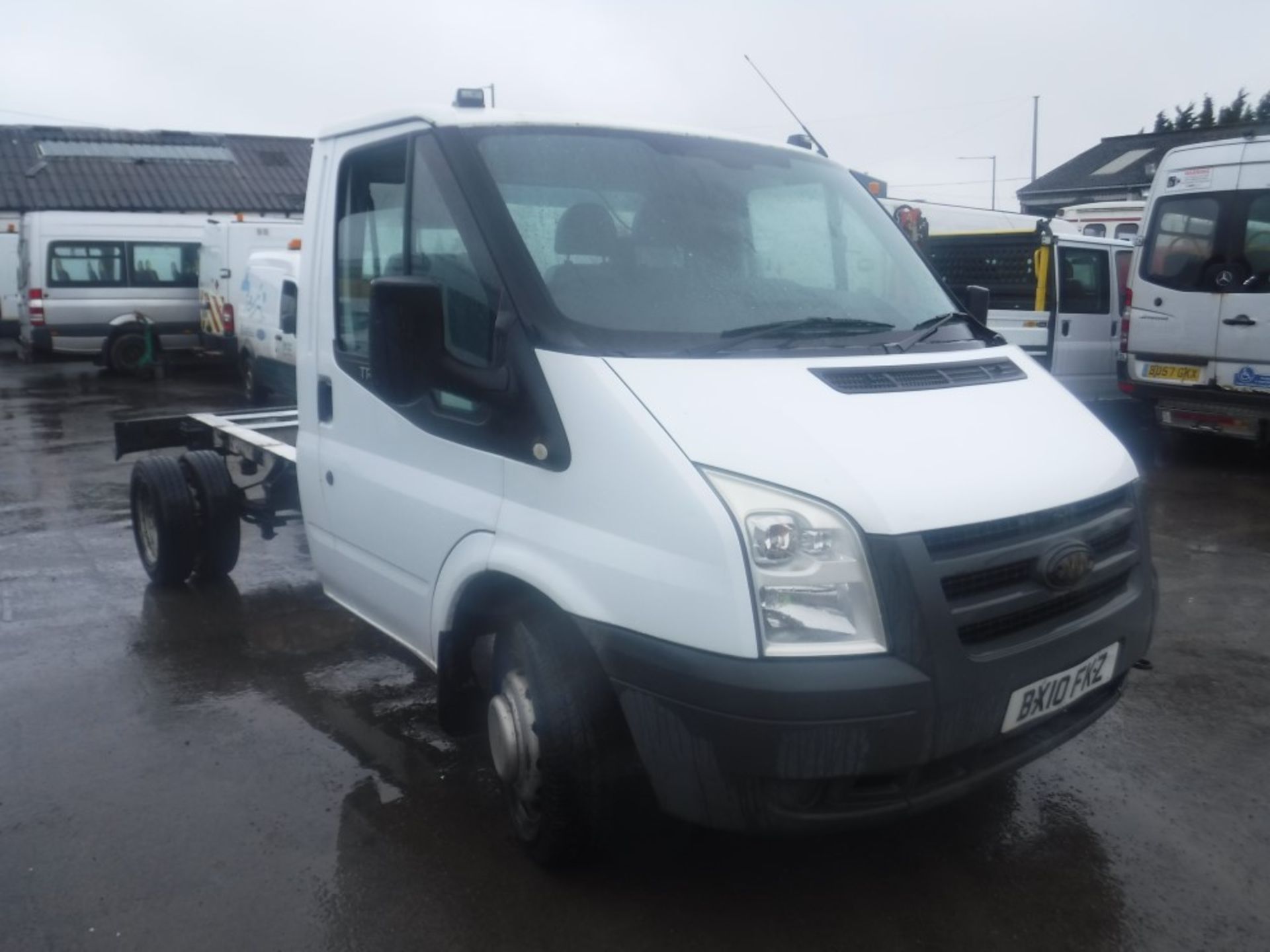 10 reg FORD TRANSIT 100 T350M MWB CHASSIS CAB, 1ST REG 04/10, TEST 01/20, 138285M NOT WARRANTED,