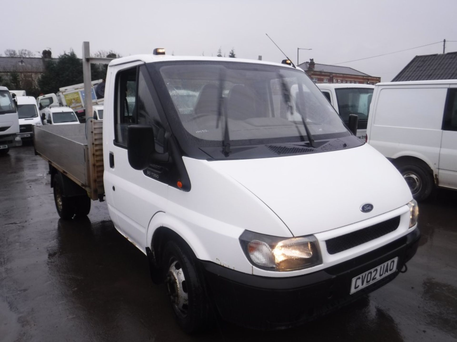 02 reg FORD TRANSIT 350 DIESEL DROPSIDE, 1ST REG 07/02, TEST 04/19, 70095M WARRANTED, V5 HERE, 1