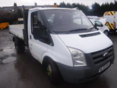 59 reg FORD TRANSIT 115 T350M RWD TIPPER (DIRECT ELECTRICITY NW) 1ST REG 10/09, TEST 04/19, 133598M,