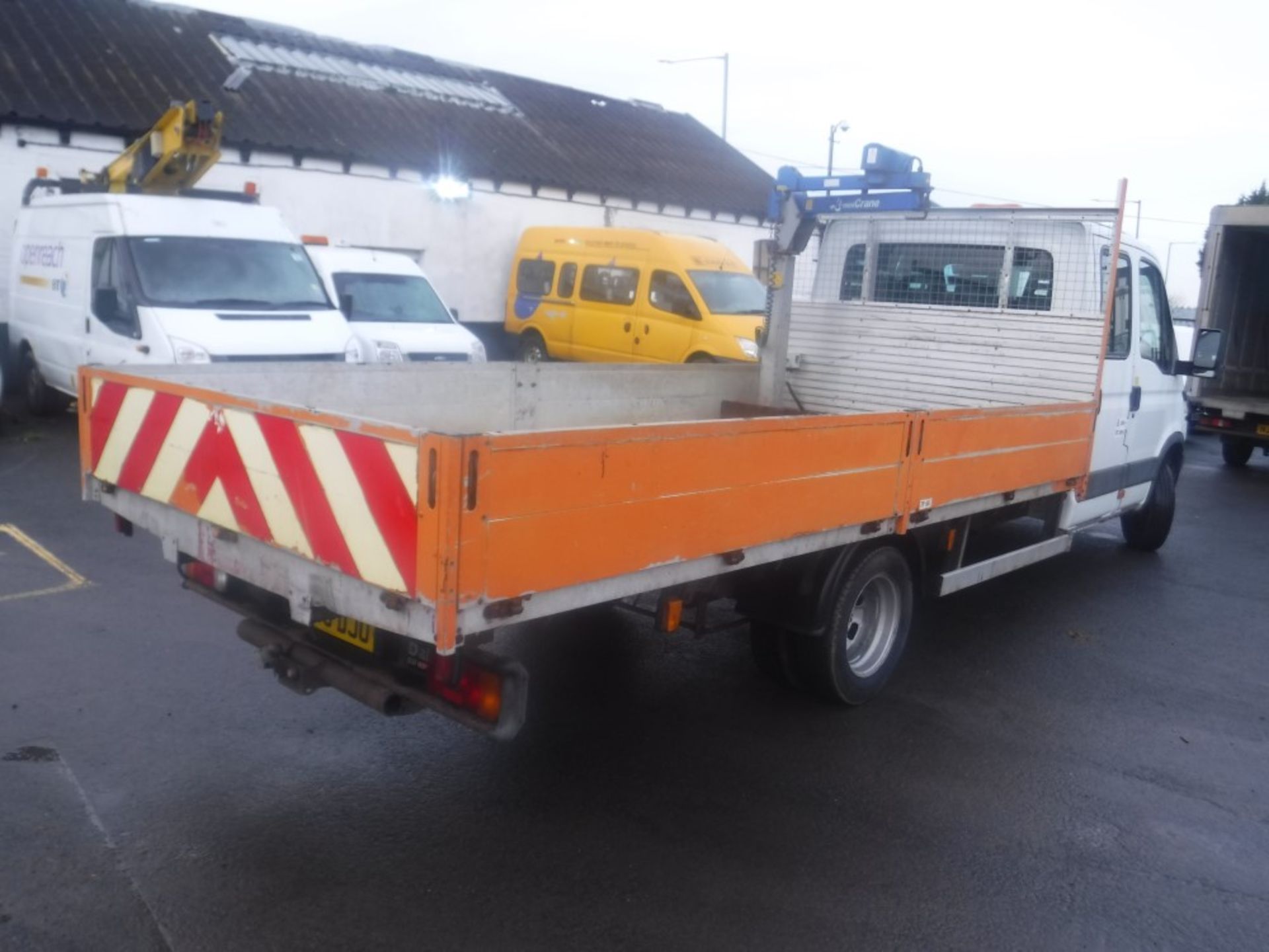 54 reg IVECO DAILY 50C17 DROPSIDE, SWING CRANE, 7 SEATER CAB, 1ST REG 11/05, TEST 01/20, 58011KM - Image 4 of 5