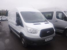 64 reg FORD TRANSIT 350 DIESEL VAN, 1ST REG 09/14, 130054M NOT WARRANTED, V5 HERE, 1 FORMER