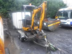 2012 JCB 801 MINI DIGGER - TRAILER NOT INCLUDED IN SALE (DIRECT ELECTRICITY NW) 2417 HOURS (NO KEYS)