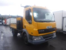 06 reg DAF LF45.150 7.5 TON TIPPER (DIRECT COUNCIL) 1ST REG 07/06, 191351KM, V5 HERE, 1 OWNER FROM
