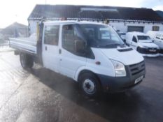 61 reg FORD TRANSIT 100 T350 D/C RWD DROPSIDE, 1ST REG 11/11, 82767M, V5 HERE, 1 OWNER FROM NEW [+