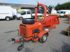 CARAVAGI DIESEL WOOD CHIPPER WITH LOMBARDINI ENGINE, 912 HOURS [+ VAT]