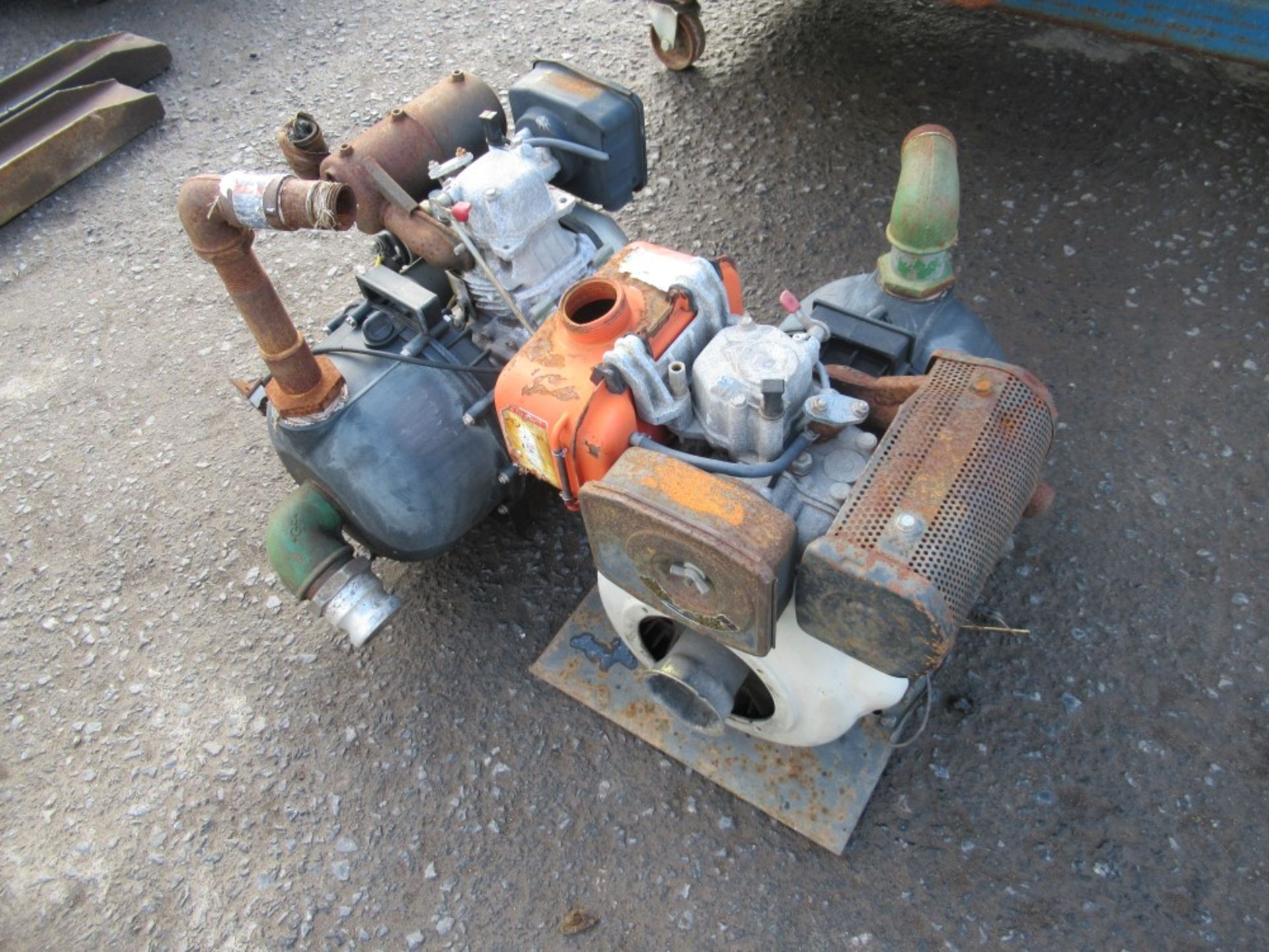 2 X YANMAR ELECTRIC START WATER PUMPS [+ VAT]