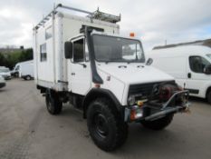 S reg MERCEDES UNIMOG U100L BOX VAN (DIRECT ELECTRICITY NW) 1ST REG 10/98, 1486KM INCORRECT, V5