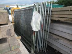 QTY OF TEMPORARY FENCING PANELS [NO VAT]