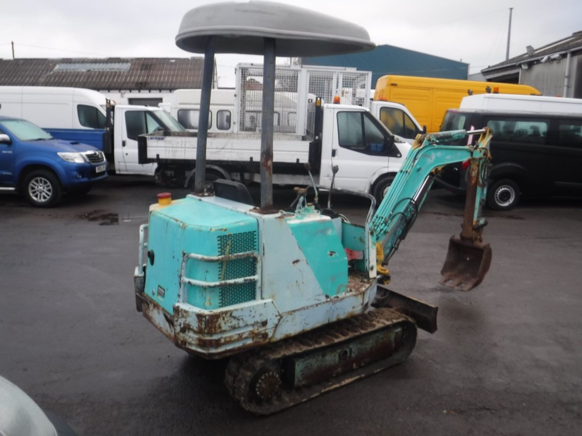 YANMAR B12-1 MINI DIGGER, 3360 HOURS NOT WARRANTED [+ VAT] - Bild 4 aus 4