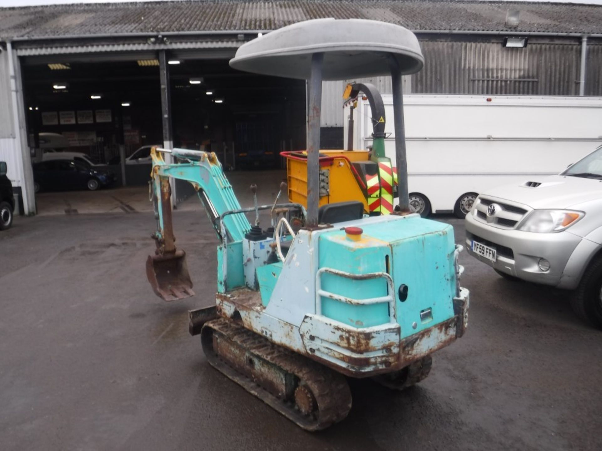 YANMAR B12-1 MINI DIGGER, 3360 HOURS NOT WARRANTED [+ VAT] - Bild 3 aus 4