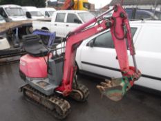 KOMATSU PC02-1 MICRO DIGGER, 2514 HOURS NOT WARRANTED [+ VAT]