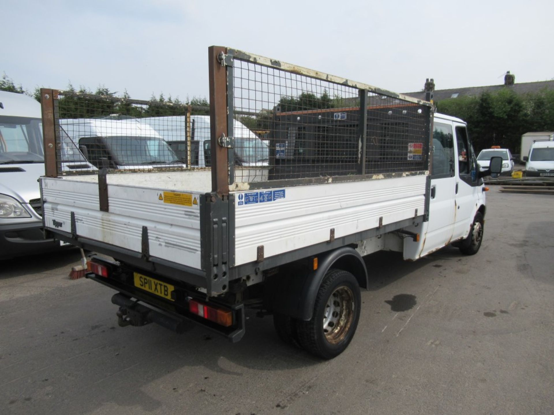 11 reg FORD TRANSIT 115 T350L D/C RWD TIPPER, 1ST REG 03/11, TEST 01/20, 138579M, V5 HERE, 1 OWNER - Image 4 of 5