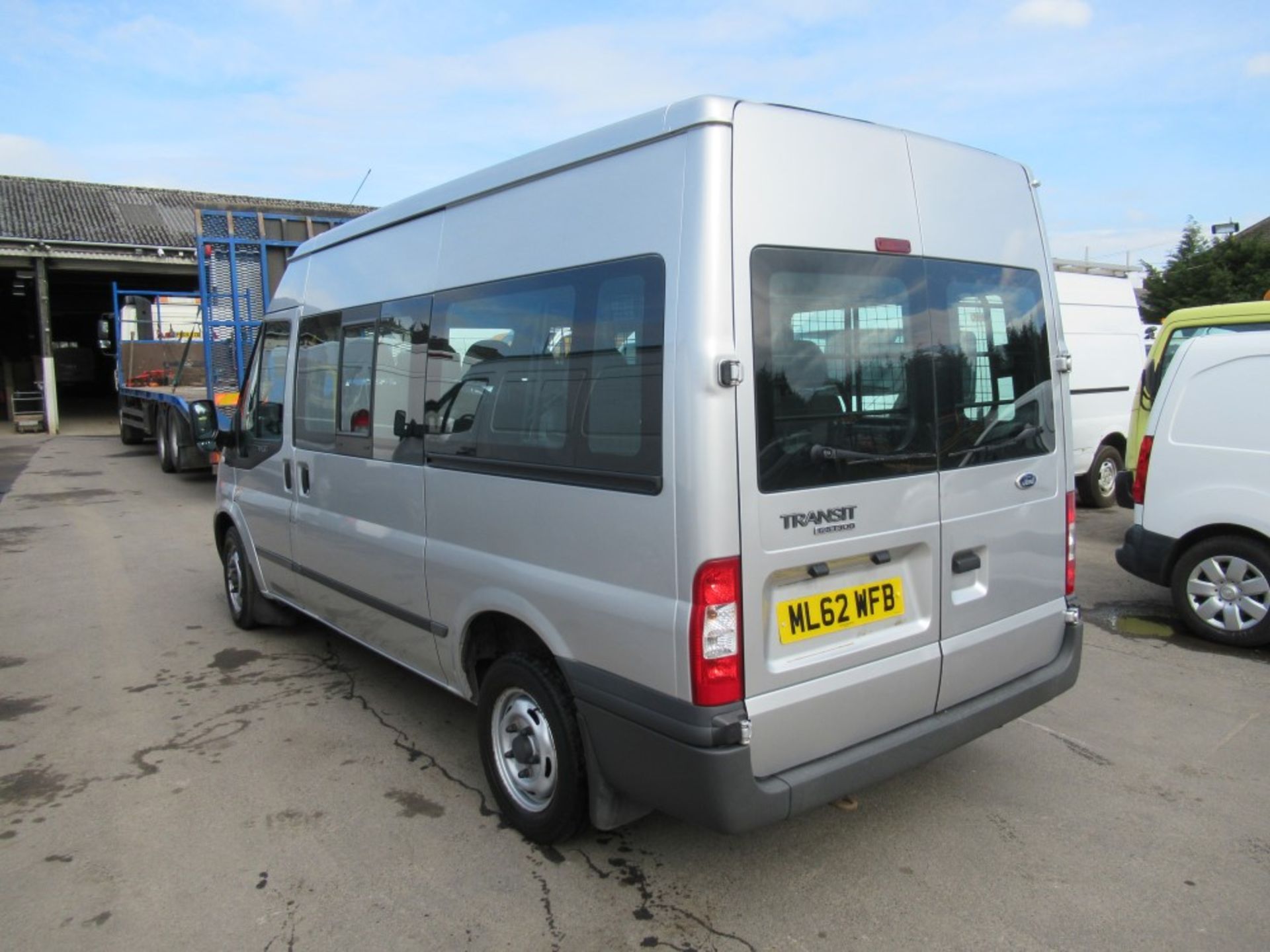 62 reg FORD TRANSIT 125 T300 FWD 9 SEAT MINIBUS, 1ST REG 01/13, 129431M WARRANTED, V5 HERE, 1 FORMER - Image 3 of 6