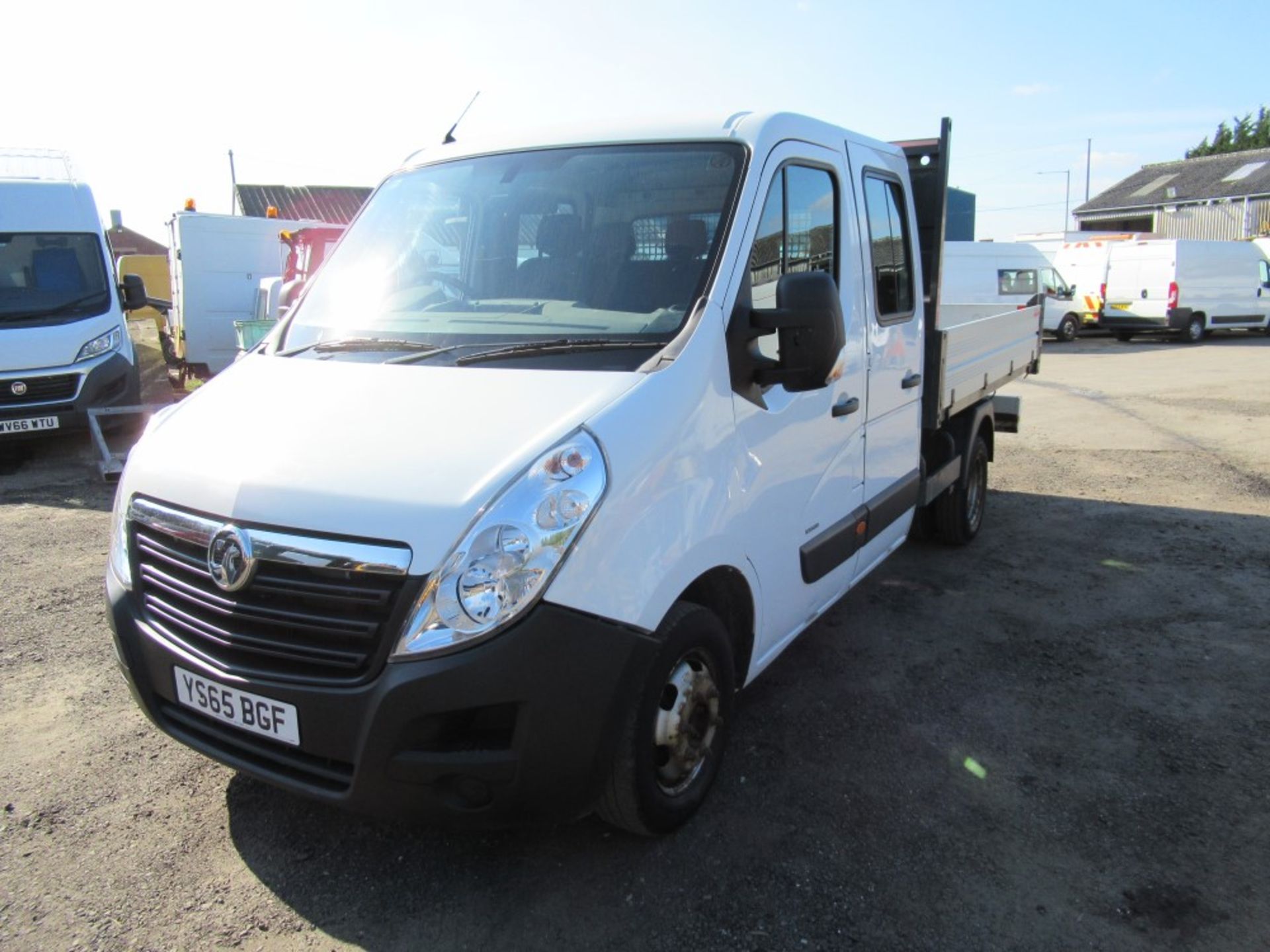 65 reg VAUXHALL MOVANO R3500 CDTI TIPPER, 1ST REG 11/15, TEST 11/19, 39222M WARRANTED, NO V5 [+ - Image 2 of 5