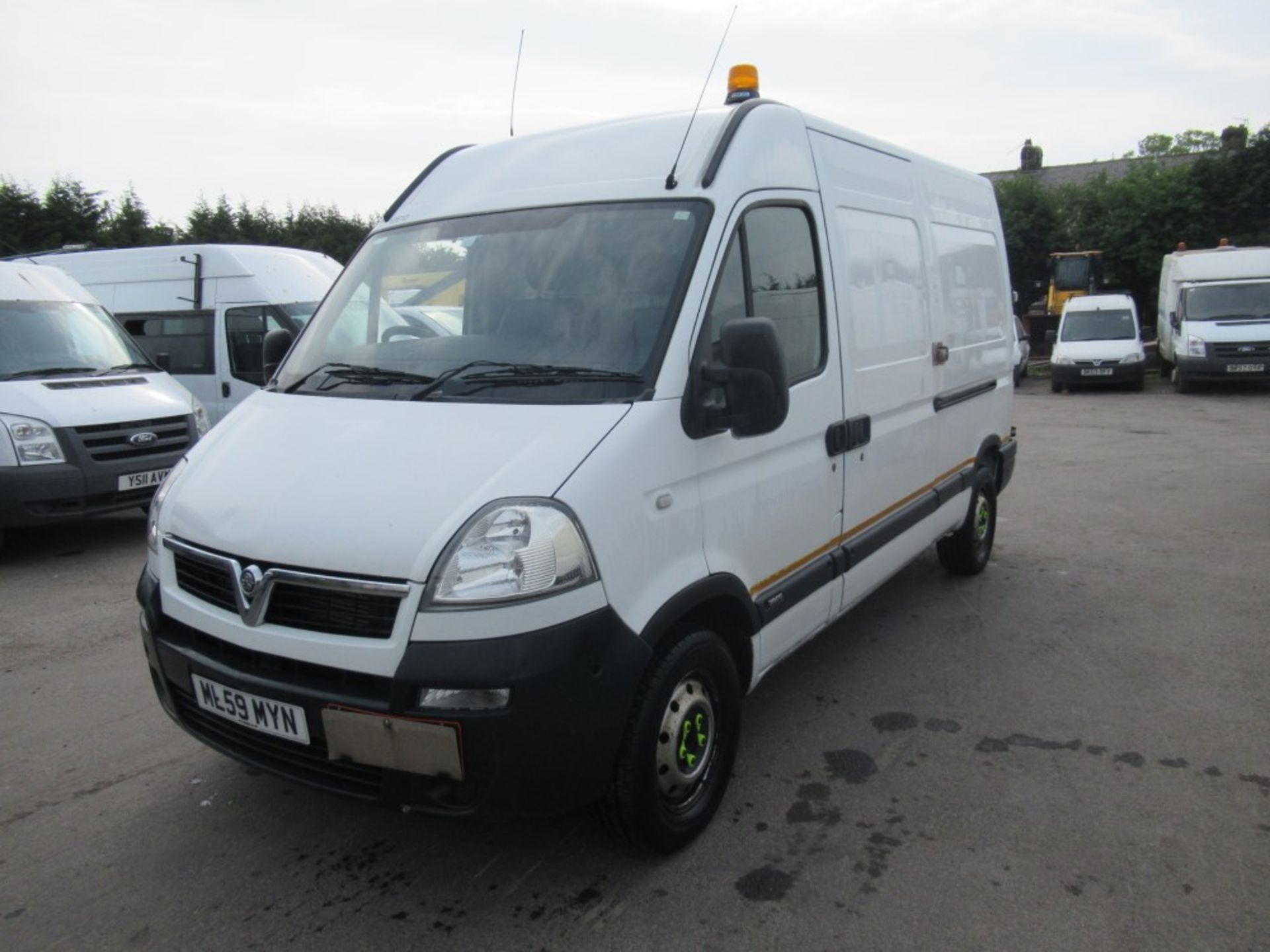 59 reg VAUXHALL MOVANO 3500 CDTI MWB (DIRECT ELECTRICITY NW) 1ST REG 11/09, TEST 08/19, 91408M, V5 - Bild 2 aus 6