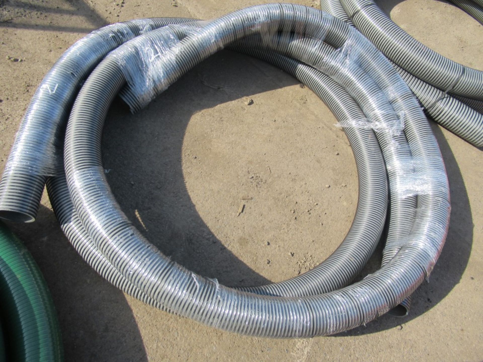 2 X 10MTR 5" GREY H/D SUCTION HOSE [2] [NO VAT]