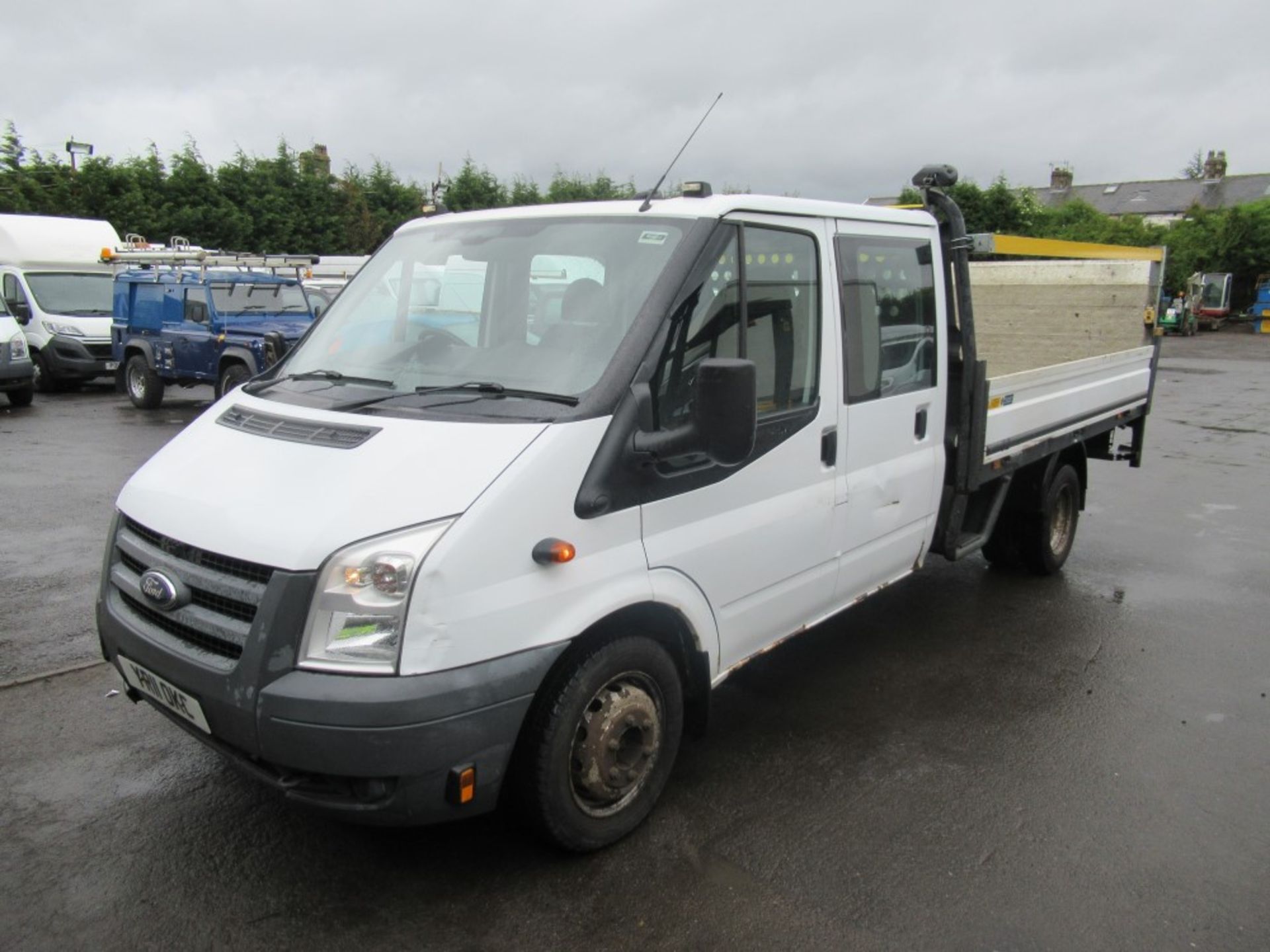 11 reg FORD TRANSIT 100 T350L D/C RWD DROPSIDE, 1ST REG 03/11, TEST 04/20, 62393M WARRANTED, V5 - Image 2 of 6