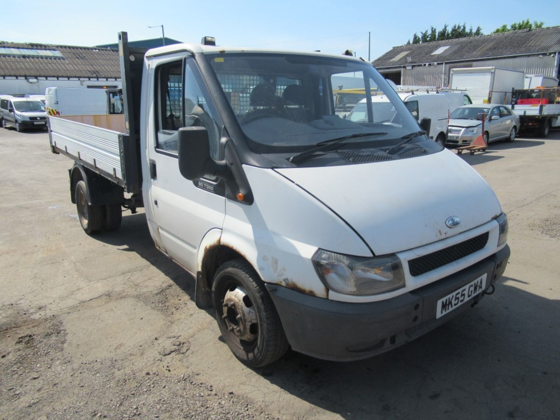 55 reg FORD TRANSIT 350 MWB TD TIPPER, 1ST REG 09/05, 178240M NOT WARRANTED, NO V5 [+ VAT]