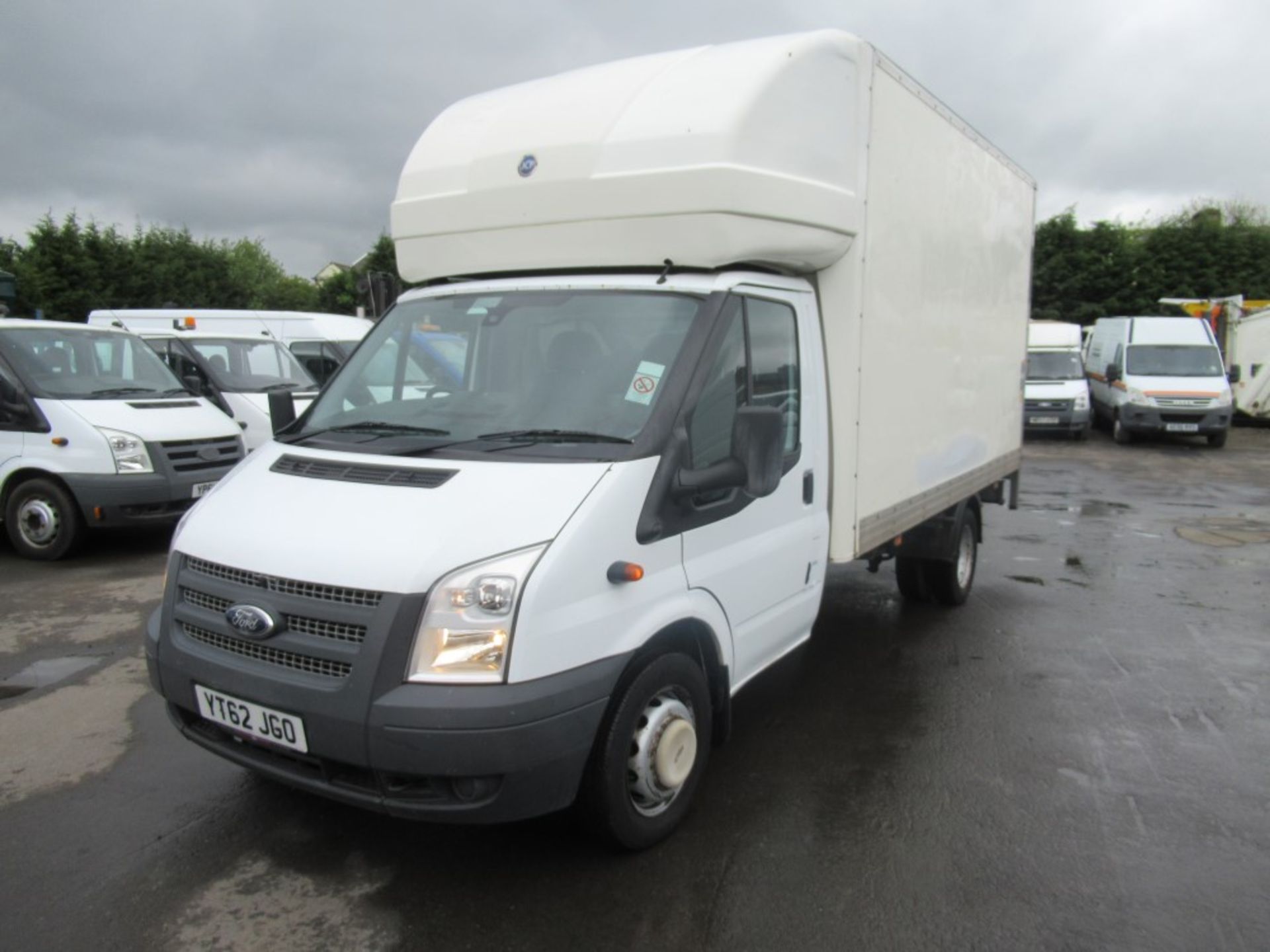 62 reg FORD TRANSIT 125 T350 RWD LUTON VAN, 1ST REG 09/12, TEST 06/19, 144112M WARRANTED, V5 HERE, 1 - Image 2 of 5