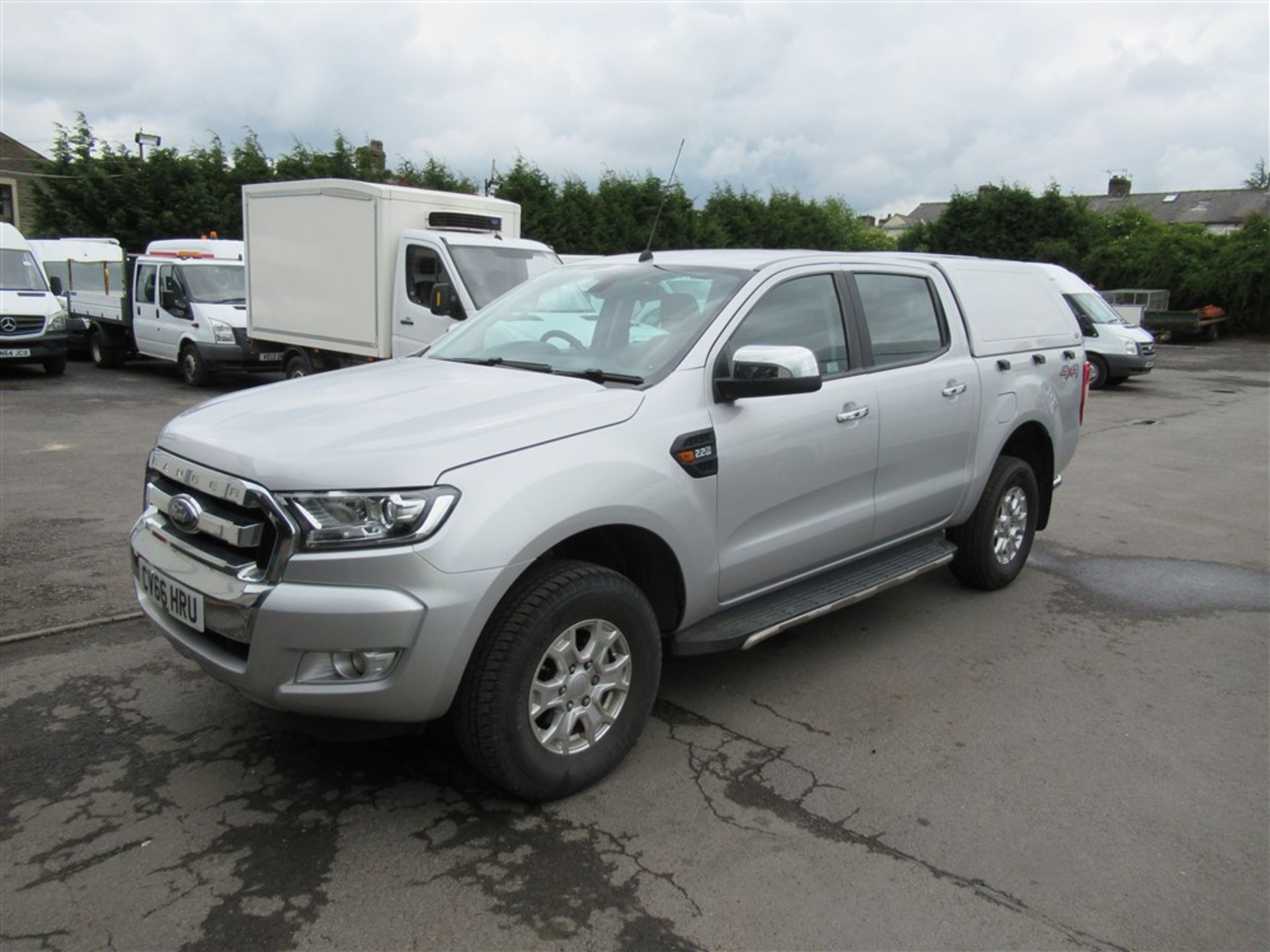 66 reg FORD RANGER XLT 4x4 DCB TDCI PICKUP, 1ST REG 10/16, 54727M WARRANTED, V5 HERE, 1 OWNER FROM - Image 2 of 5