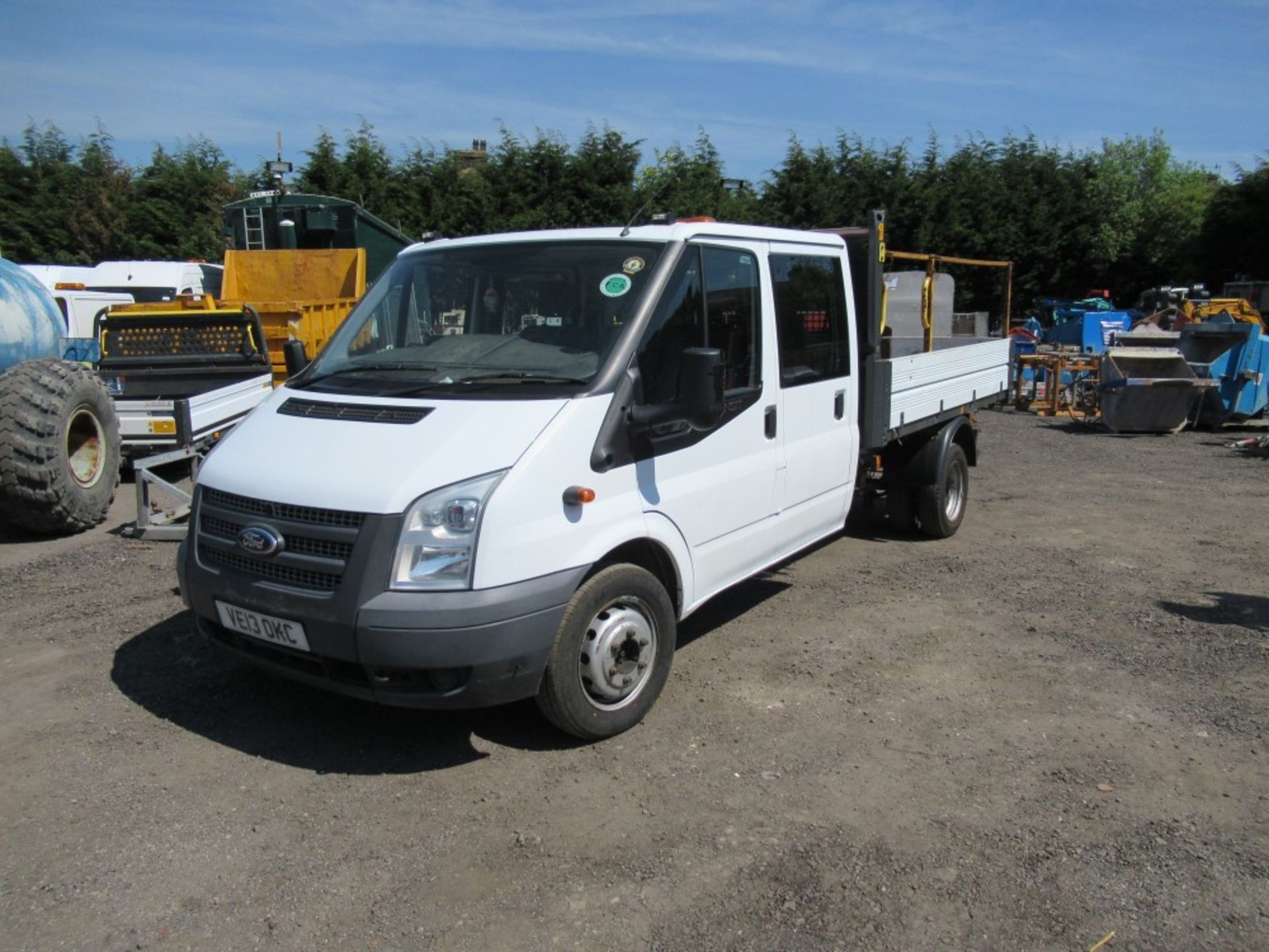 13 reg FORD TRANSIT 125 T350 RWD TIPPER, 1ST REG 07/13, TEST 04/20, 116012M WARRANTED, V5 HERE, 1 - Image 2 of 5