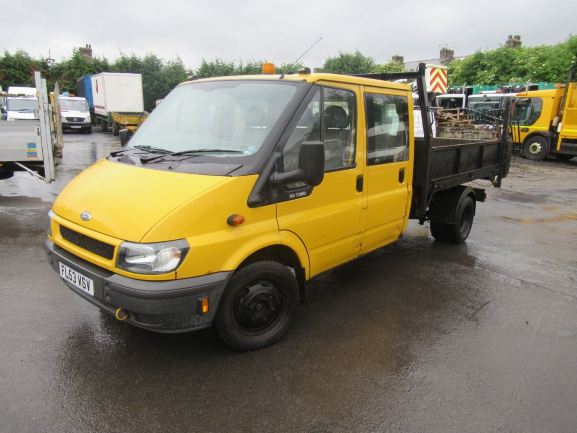 53 reg FORD TRANSIT 350 TIPPER, 1ST REG 09/03, TEST 06/20, 116252M, V5 HERE, 4 FORMER KEEPERS [NO - Bild 2 aus 5