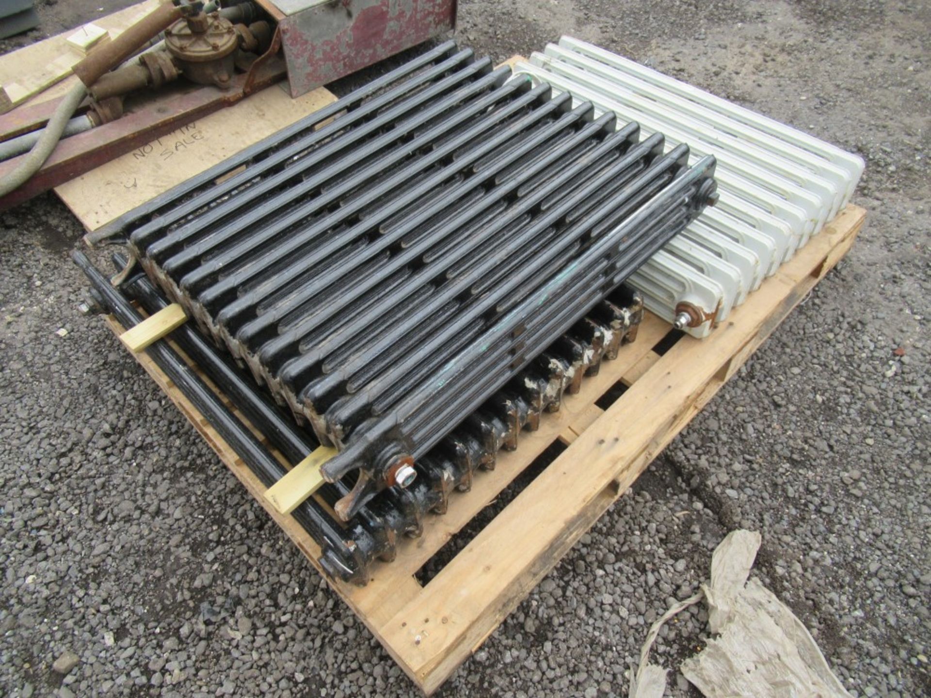 3 CAST IRON RADIATORS [NO VAT[