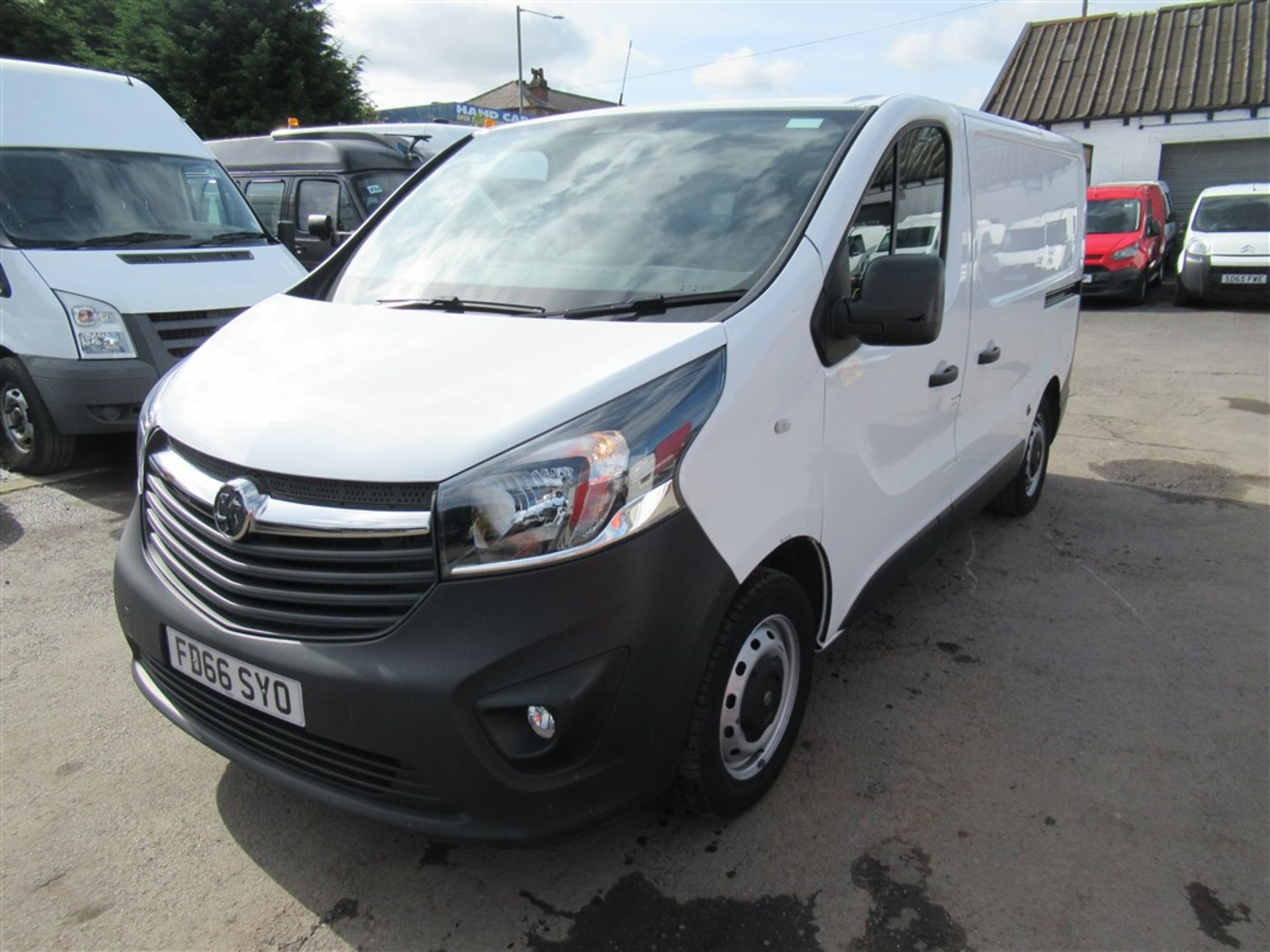 66 reg VAUXHALL VIVARO 2700 BITURBO CDTI S/S PANEL VAN, 1ST REG 12/16, 40508M WARRANTED, V5 HERE, - Image 2 of 6