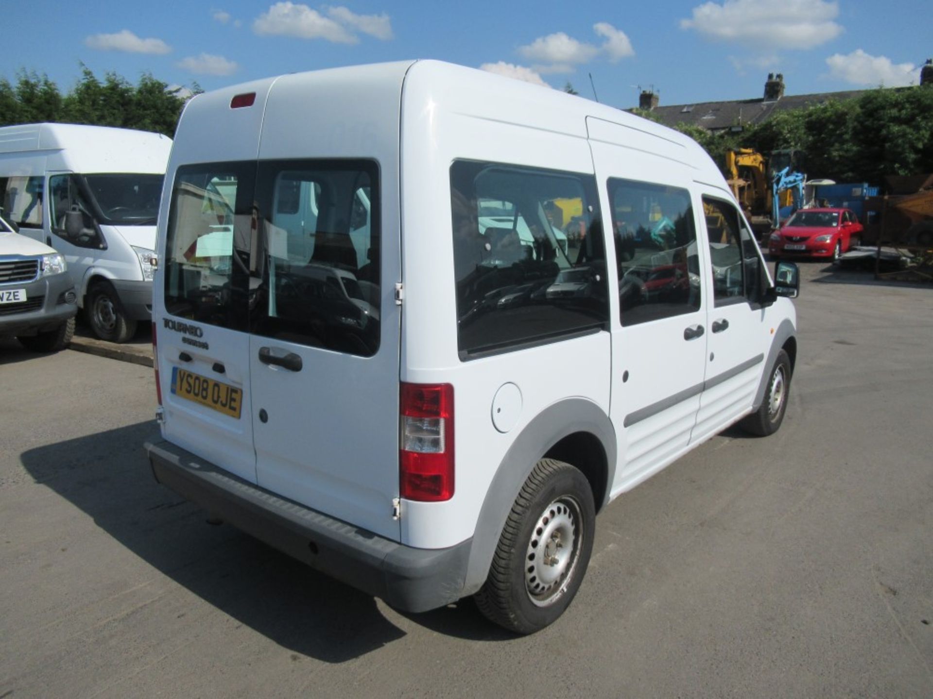 08 reg FORD TRANSIT TOURNEO CONNECT T230 90 VAN, 1ST REG 06/08, TEST 07/20, 137993M WARRANTED, V5 - Image 4 of 6