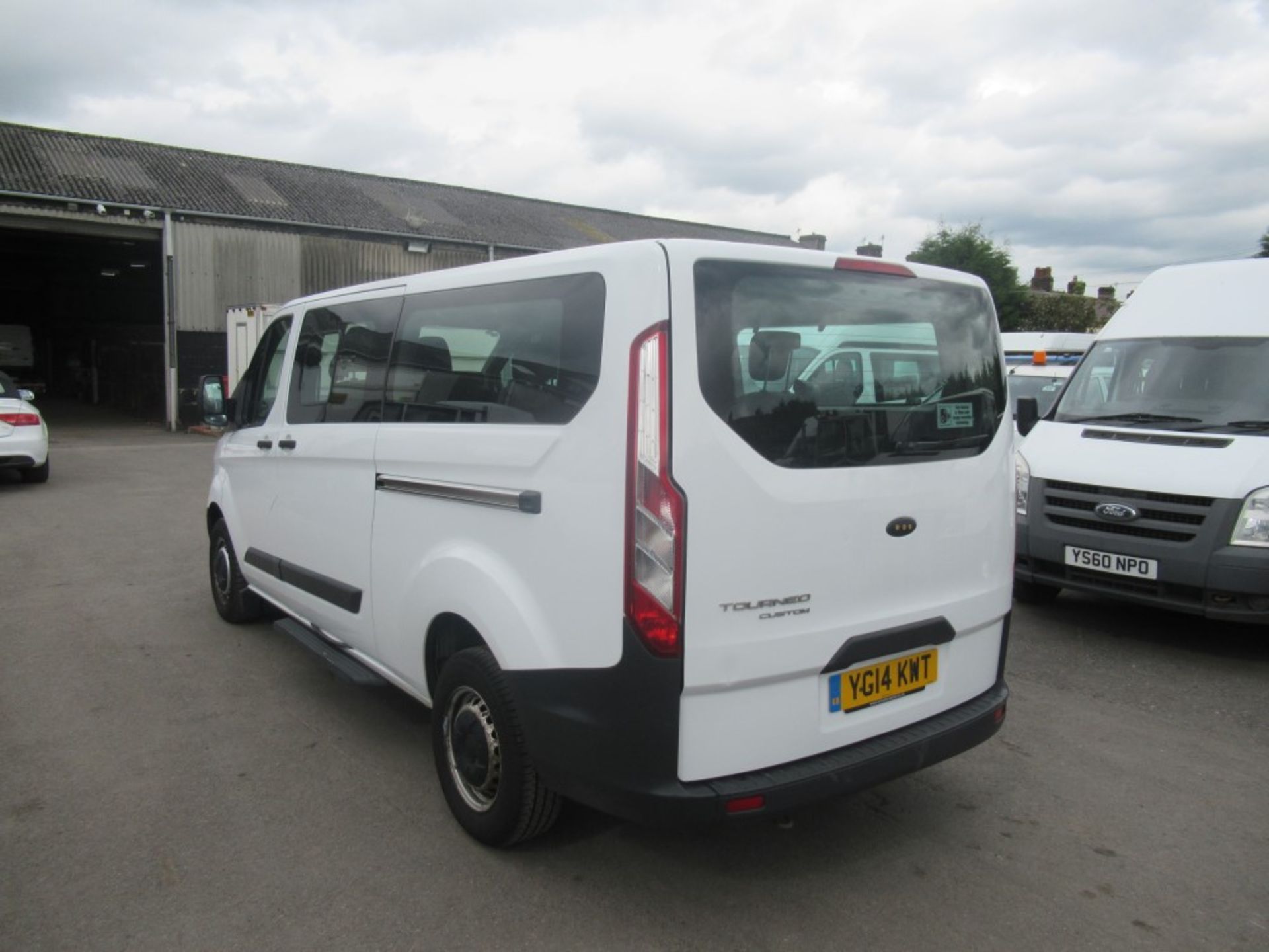 14 reg FORD TOURNEO CUSTOM 300 ECO-TECH MINIBUS, 1ST REG 03/14, TEST 03/20, 194600M WARRANTED, V5 - Image 3 of 7