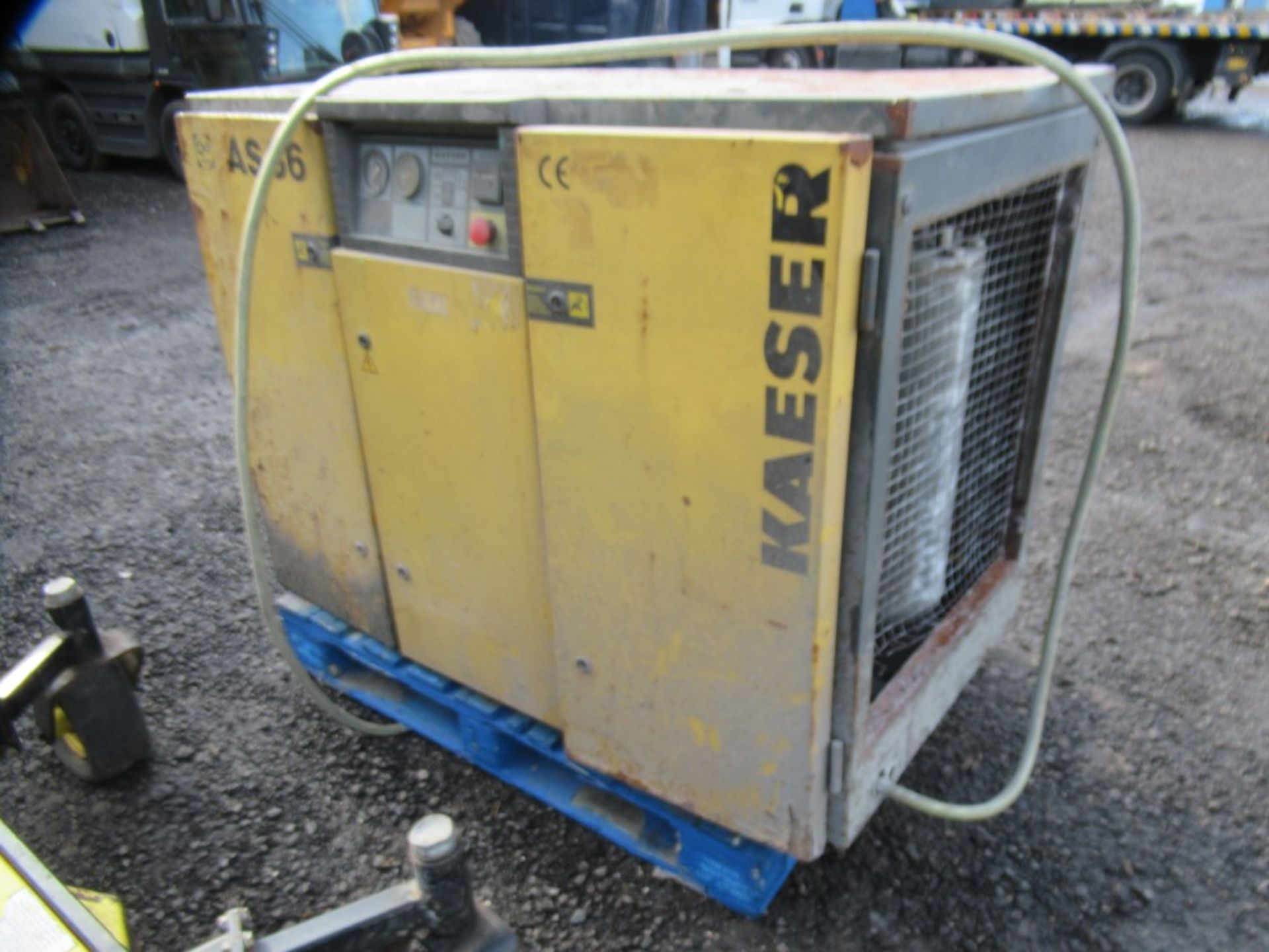 KAESER COMPRESSOR, 8076 HOURS NOT WARRATNED [NO VAT]