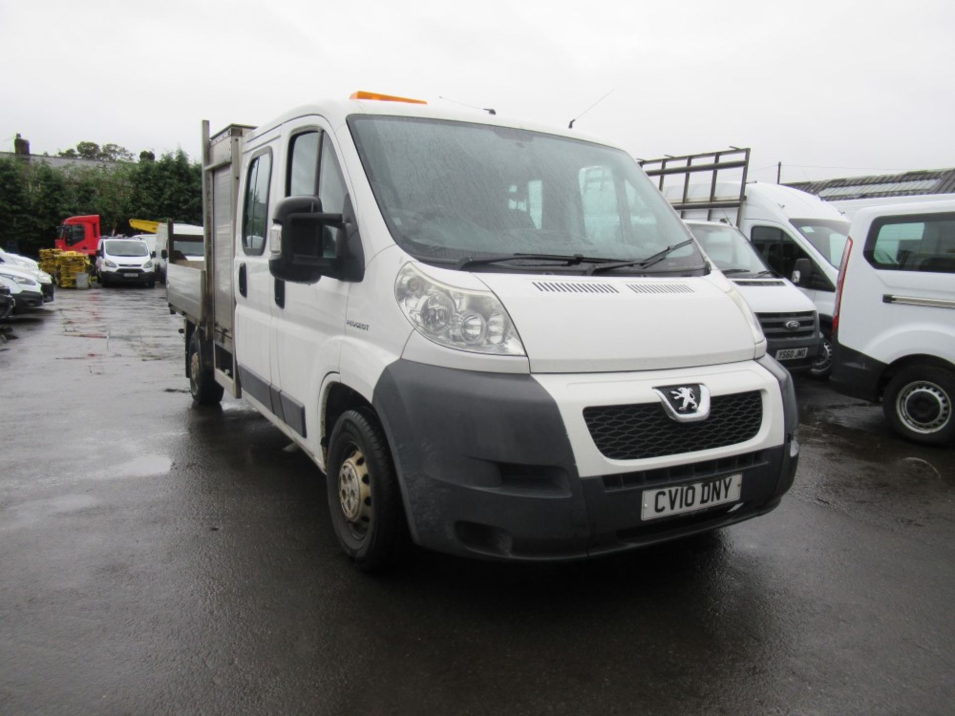 10 reg PEUGEOT BOXER 335 LWB 7 SEAT DOUBLE CAB DROPSIDE, 1ST REG 03/10, TEST 04/20, 89565M