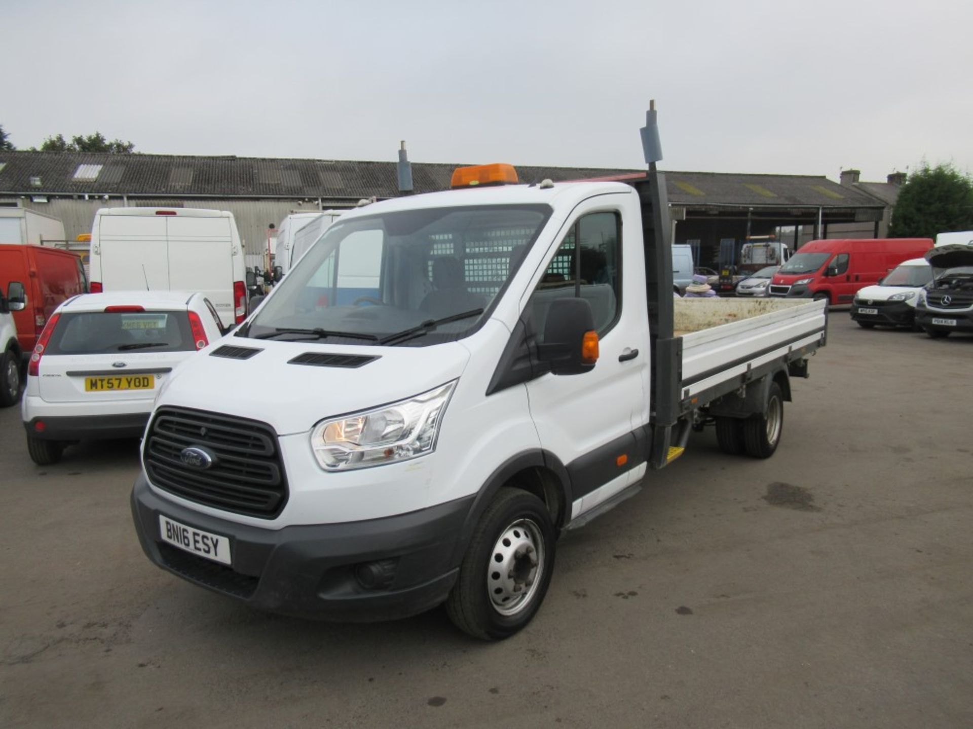 16 reg FORD TRANSIT 350 DIESEL DROPSIDE, 1ST REG 03/16, TEST 01/20, 79483M WARRANTED, V5 HERE, 1 - Image 2 of 5