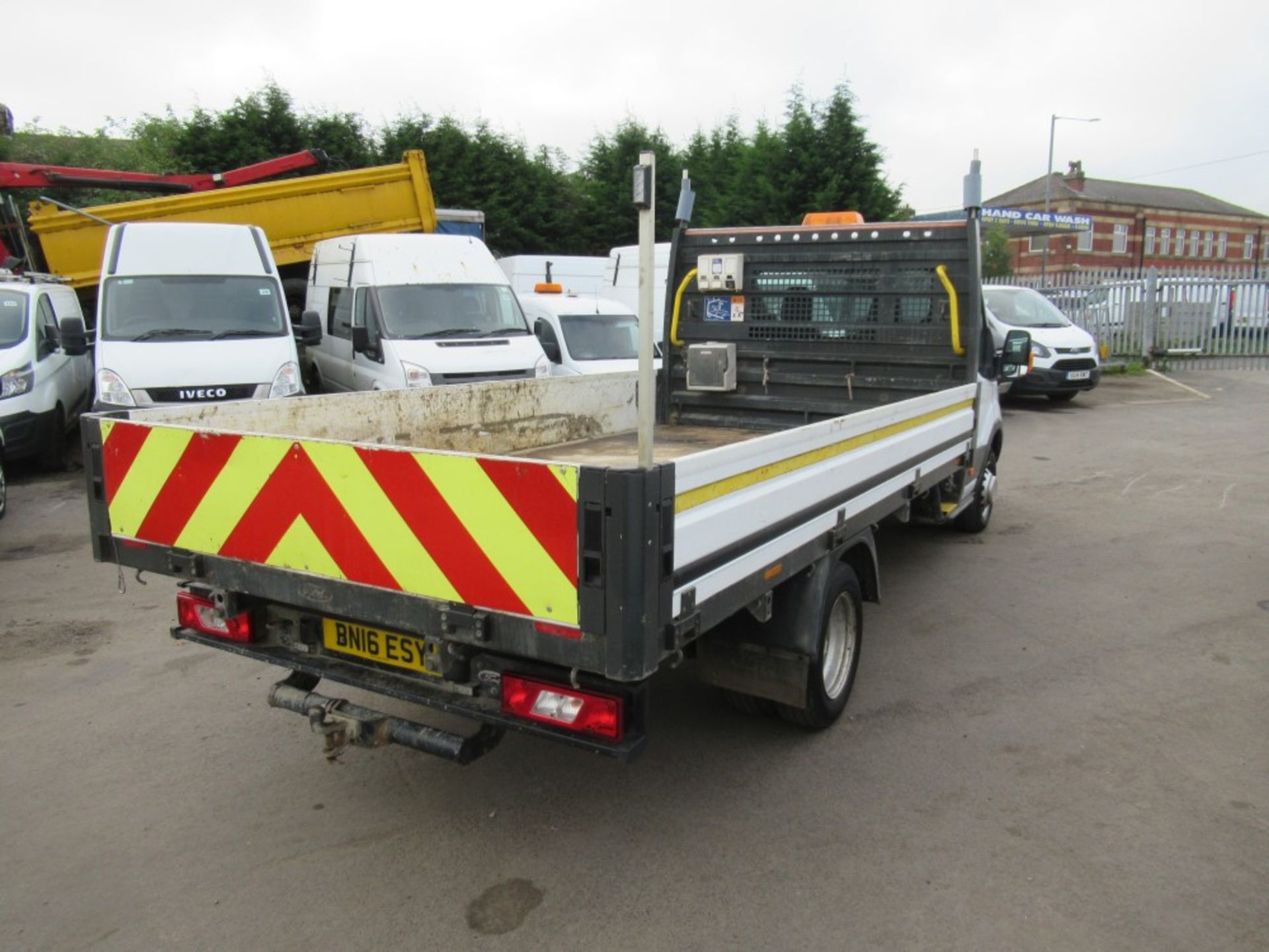 16 reg FORD TRANSIT 350 DIESEL DROPSIDE, 1ST REG 03/16, TEST 01/20, 79483M WARRANTED, V5 HERE, 1 - Image 4 of 5