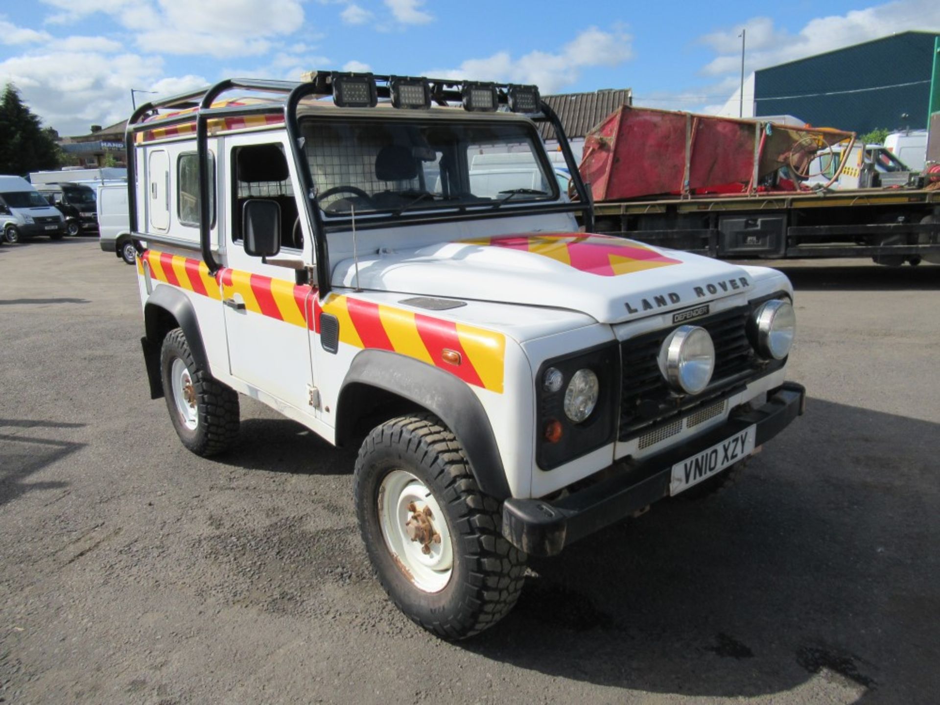 10 reg LANDROVER DEFENDER 90 HARD TOP 4X4 UTILITY, 1ST REG 05/10, TEST 04/20, 109270M WARRANTED,