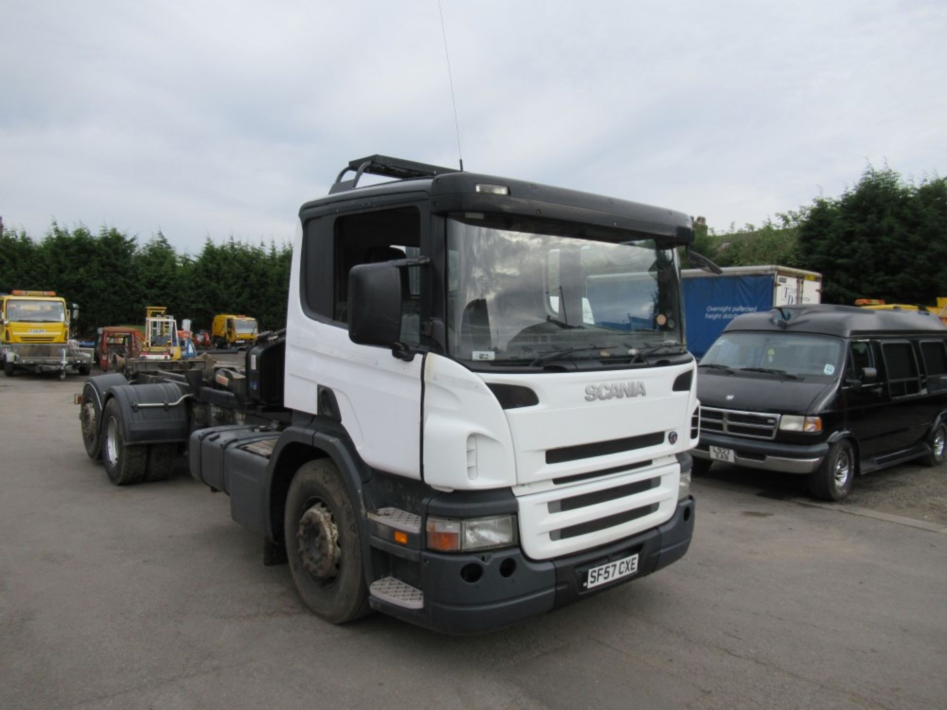 57 reg SCANIA P6X2 HOOKLOADER, 1ST REG 09/07, TEST 12/19, 640070KM NOT WARRANTED, V5 HERE, 4