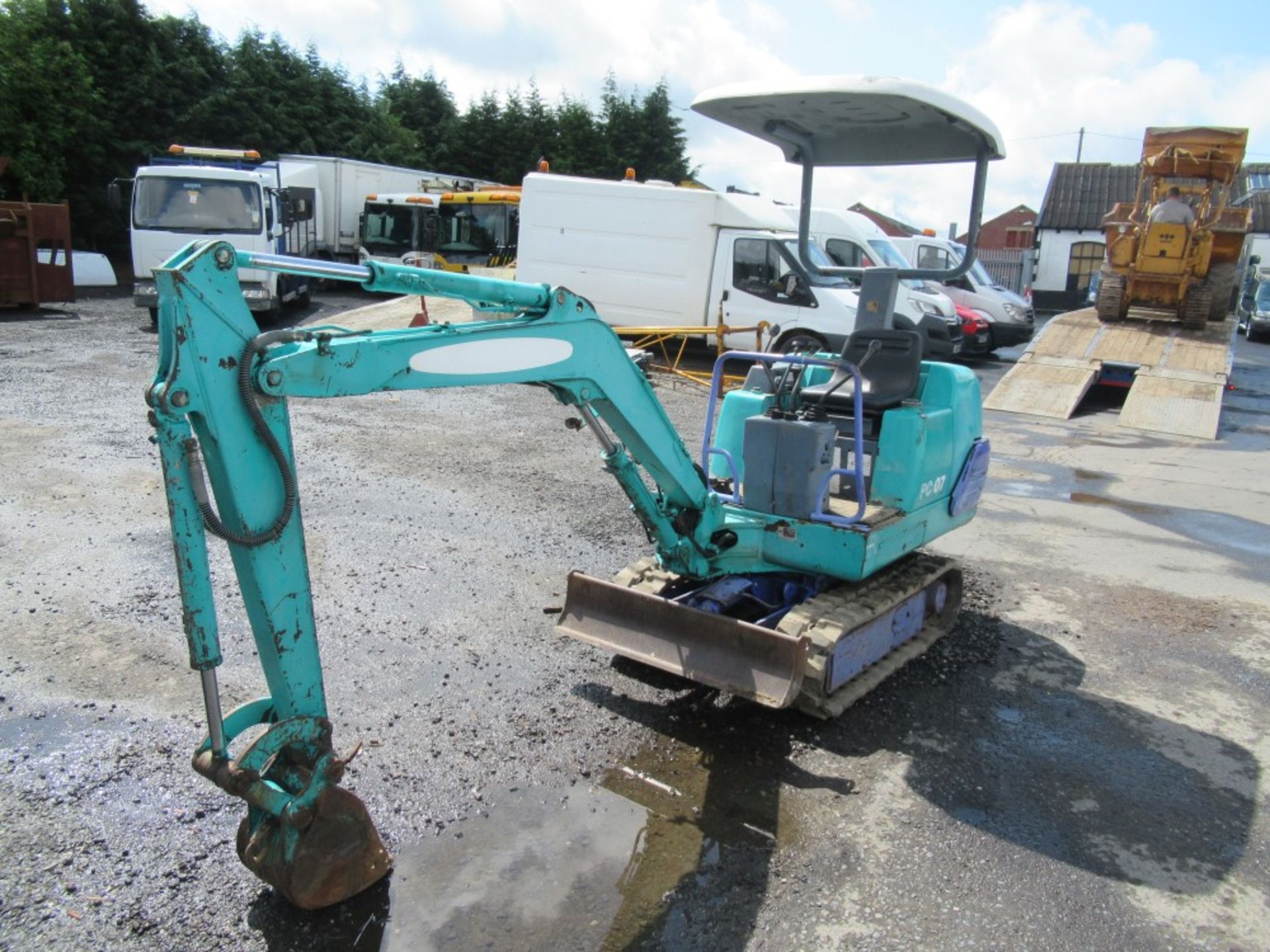 KOMATSU PC07-2 MINI DIGGER, 2321 HOURS NOT WARRANTED [+ VAT] - Bild 4 aus 4