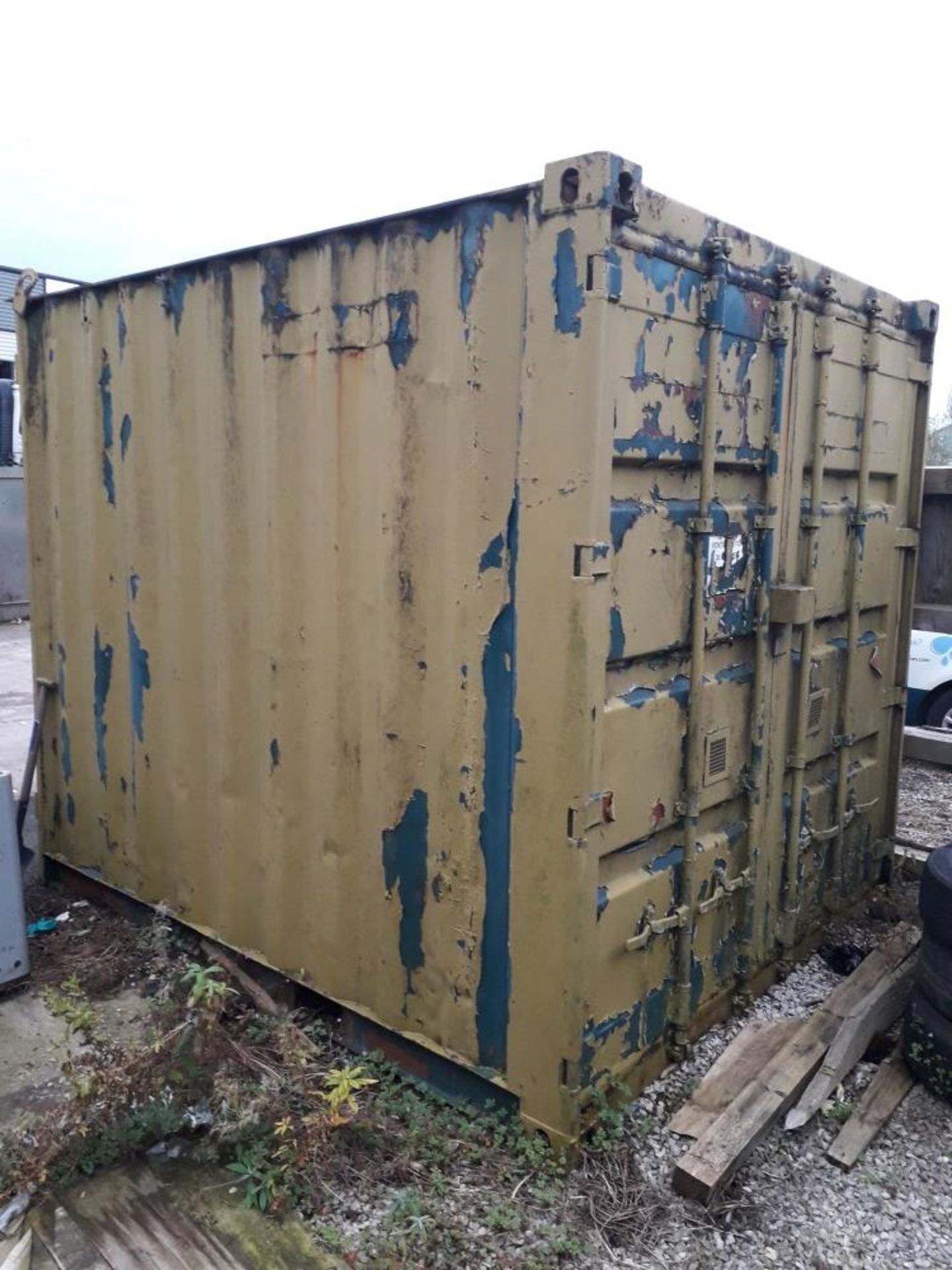 10FT STEEL CONTAINER (DIRECT UNITED UTILITIES) TO BE SOLD ON SITE AT TRAFFORD - RING FOR DETAILS) [+