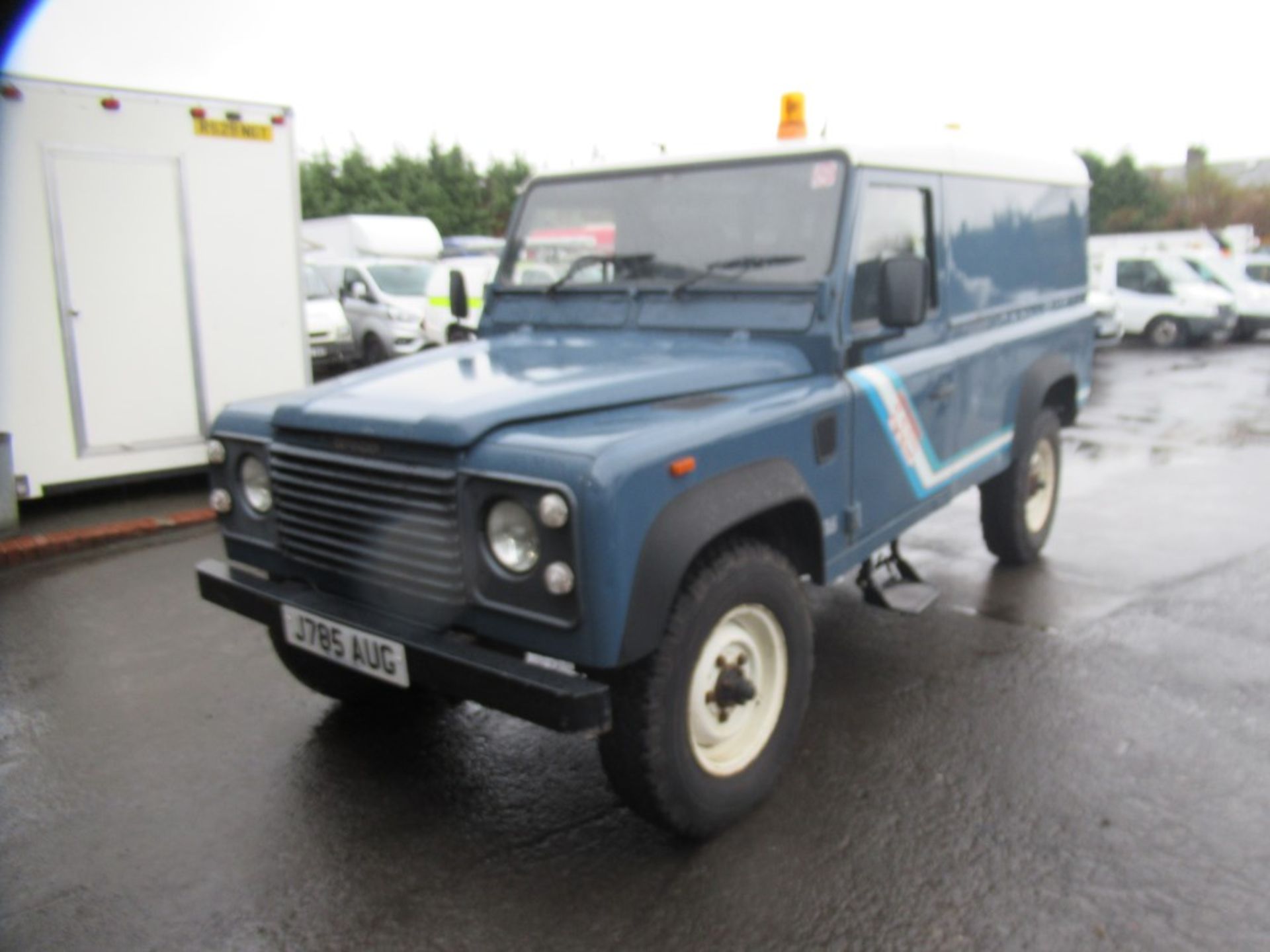 J reg LAND ROVER 110 DEFENDER TD (DIRECT NHS) 1ST REG 09/91, 68246M NOT WARRANTED, V5 HERE, 1 FORMER - Image 2 of 6