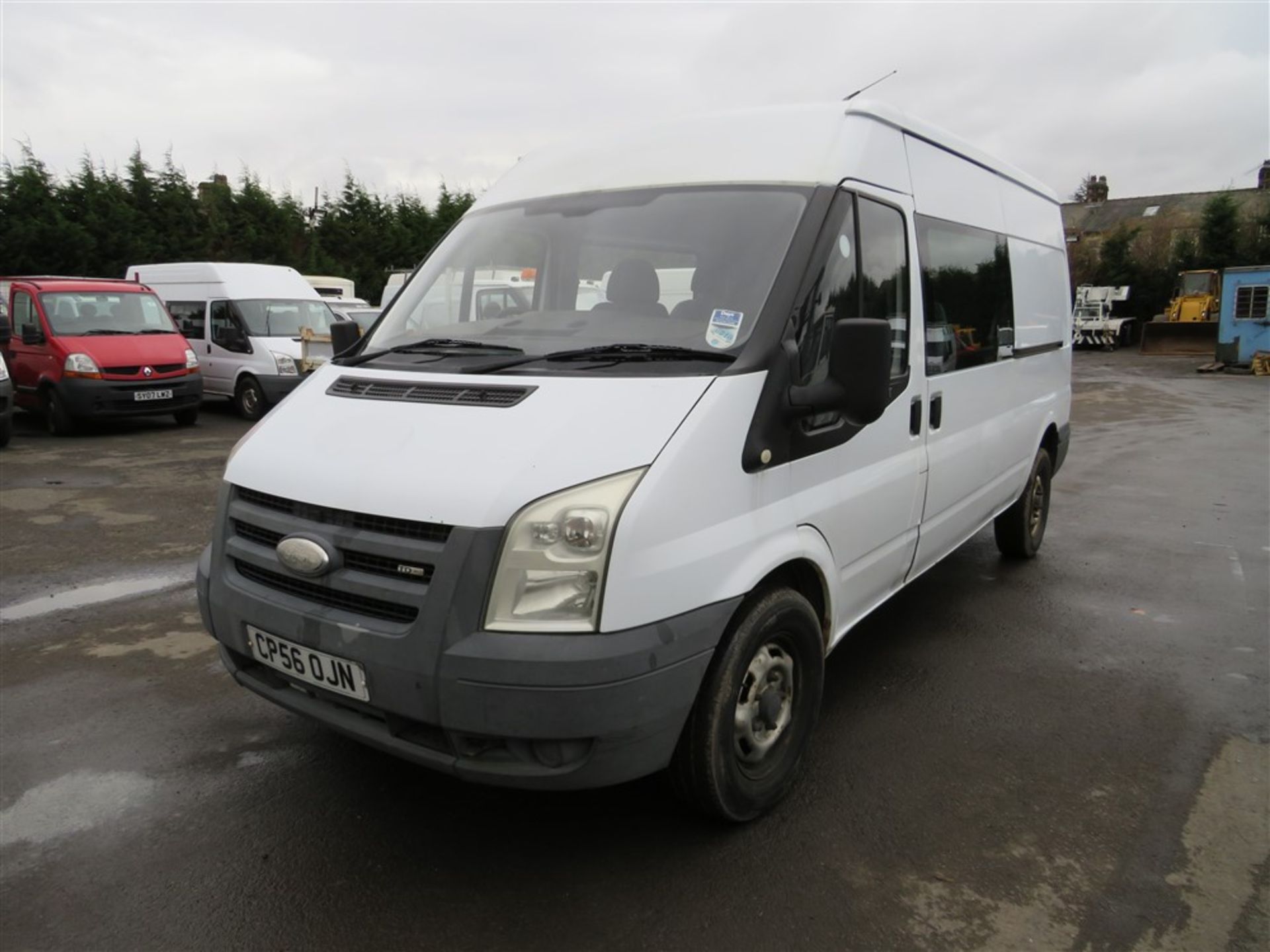 56 reg FORD TRANSIT 100 T350L D/C RWD 6 SEAT CREW VAN, 1ST REG 01/07, 113459M WARRANTED, TEST 01/20, - Image 2 of 7