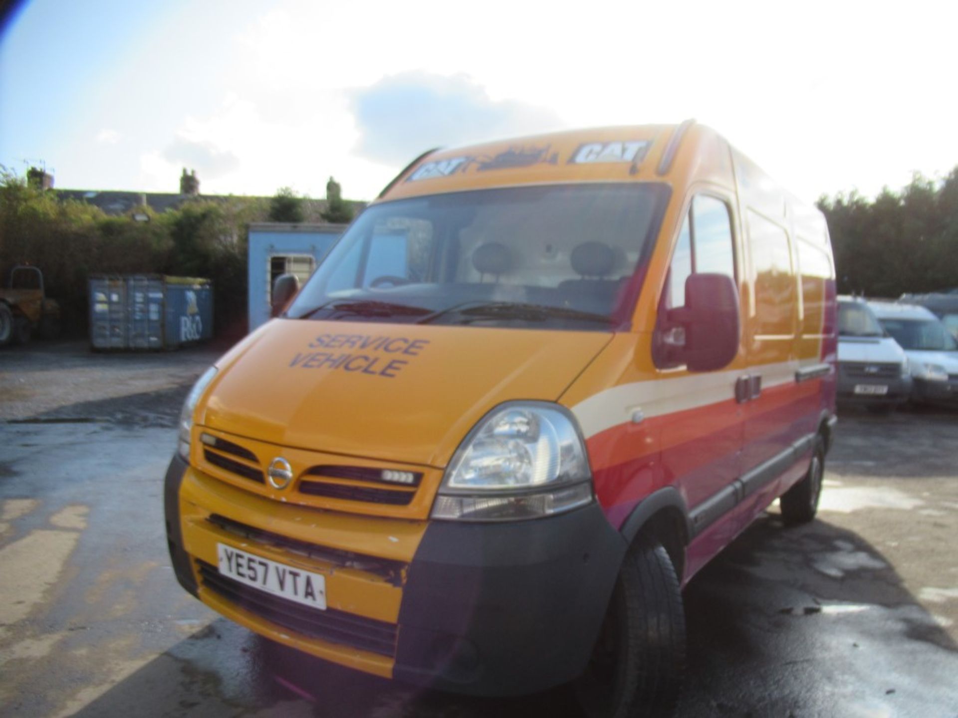 57 reg NISSAN INTERSTAR 100SE MWB VAN, 1ST REG 11/07, TEST 07/20, 183563M NOT WARRANTED, V5 HERE, - Image 2 of 6