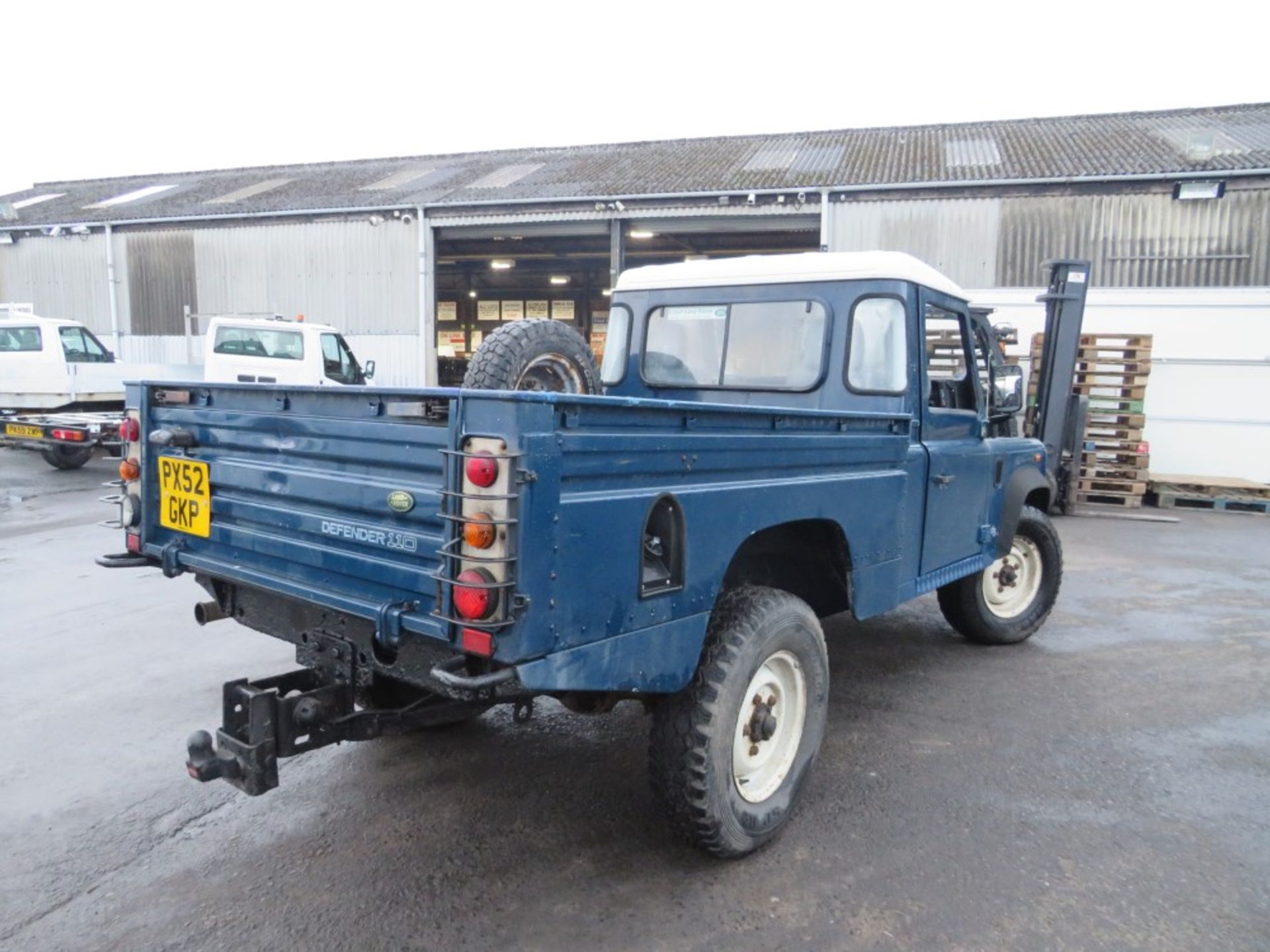 52 reg LANDROVER DEFENDER 110 TD5 PICKUP, 1ST REG 09/02, TEST 09/20, 211665M WARRANTED, V5 HERE, 2 - Image 4 of 5